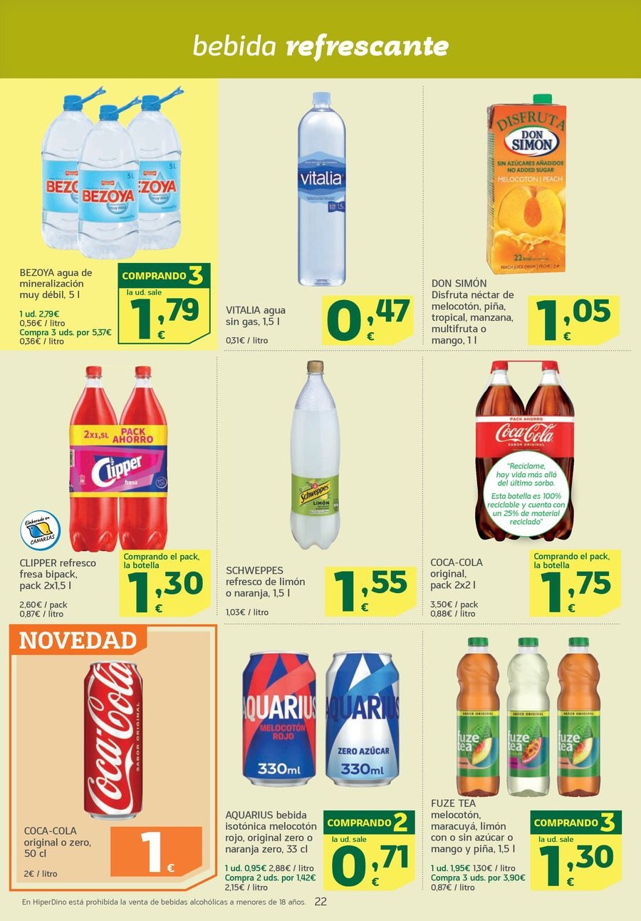 Ofertas de HiperDino España de 11 a 24 noviembre 2025 Ofertas Que Vuelan