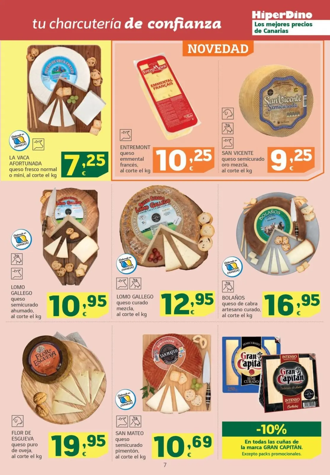 Page 7 dans Des offres qui volent chez HiperDino Espagne