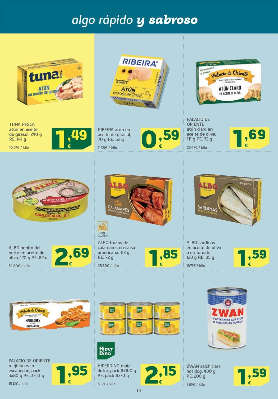 Ofertas de HiperDino España de 11 a 24 noviembre 2025 Ofertas Que Vuelan