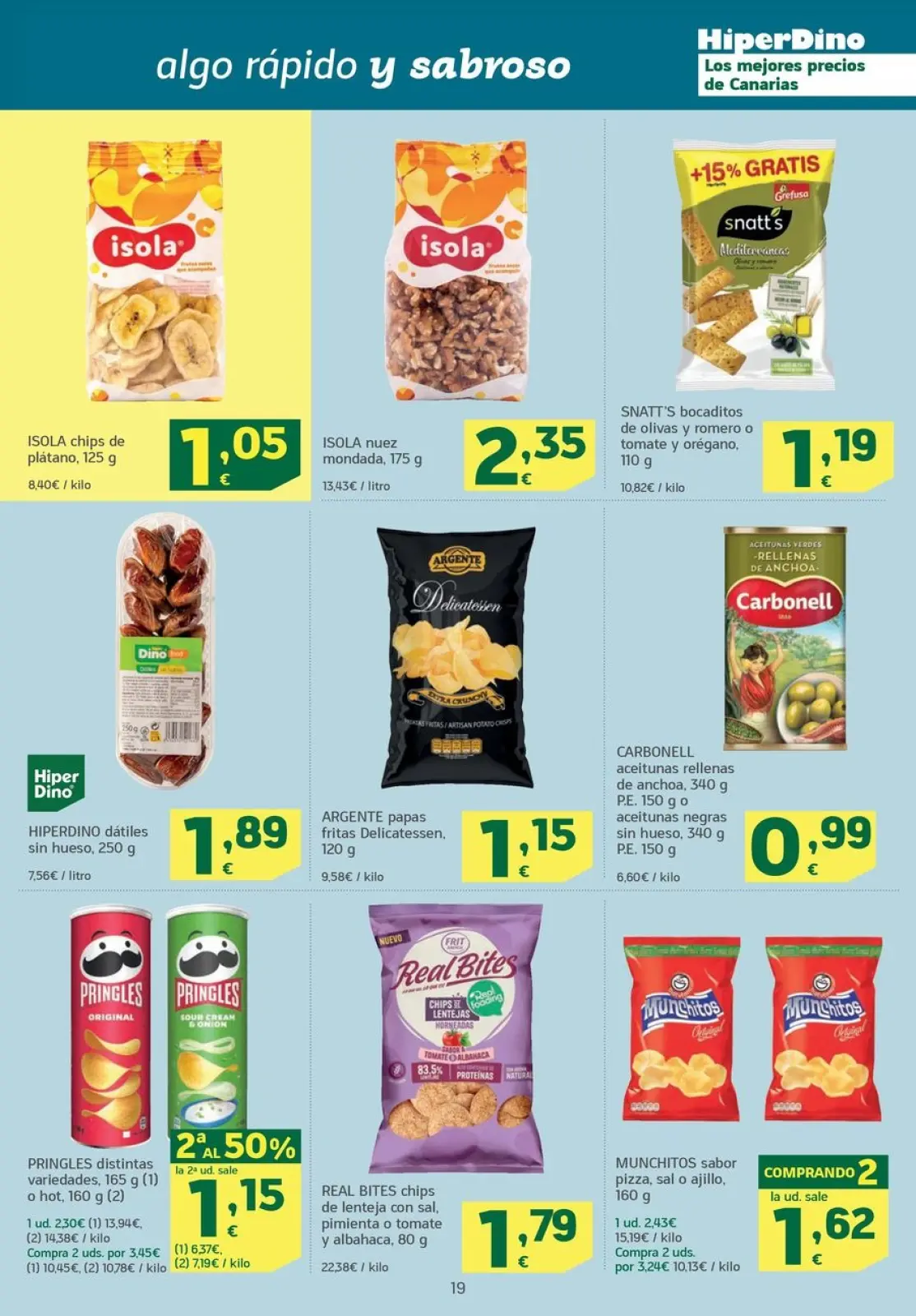 Page 19 dans Des offres qui volent chez HiperDino Espagne