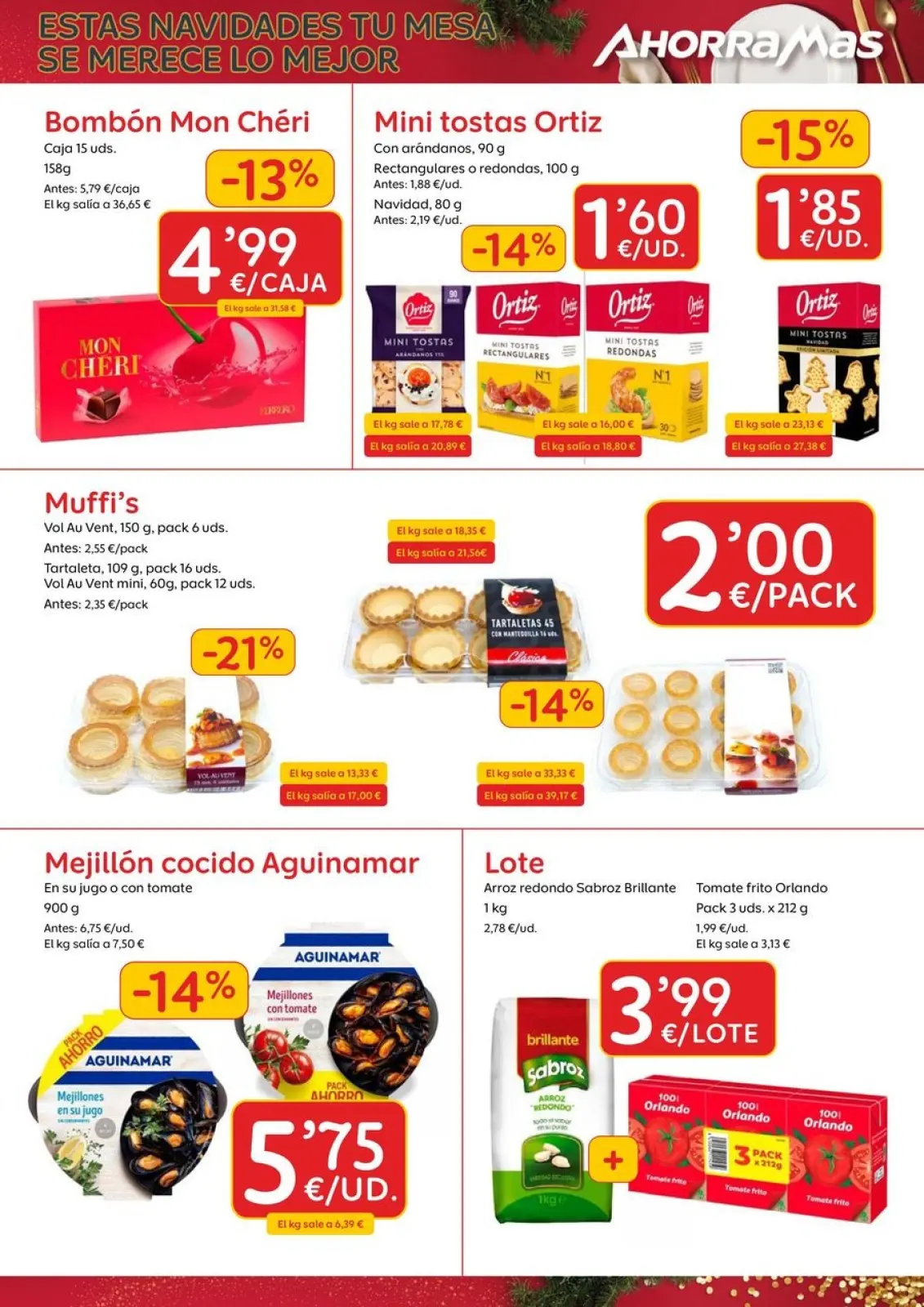 Page 13 dans Brochure des offres de Noël chez Ahorramas Espagne