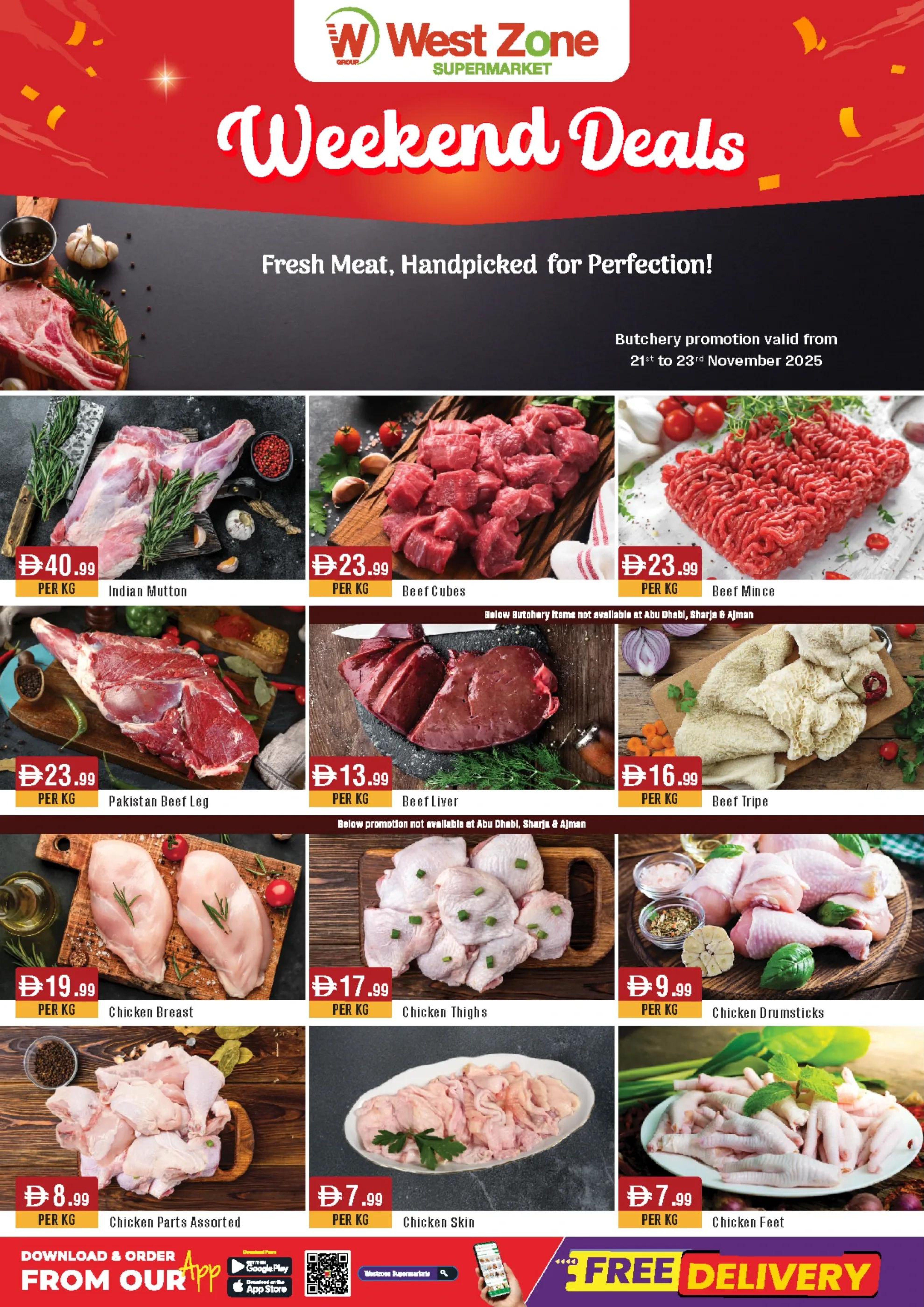 West Zone supermarket UAE Offers from 21 to 23 November 2025 Weekend Deals