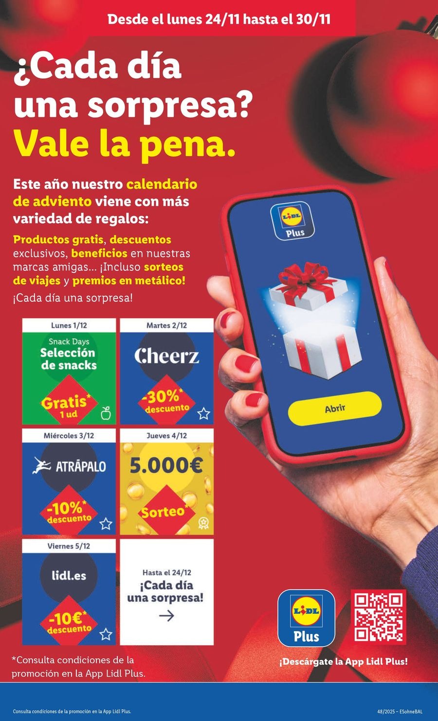 Ofertas de Lidl España de 24 a 30 noviembre 2025 ofertas semanales