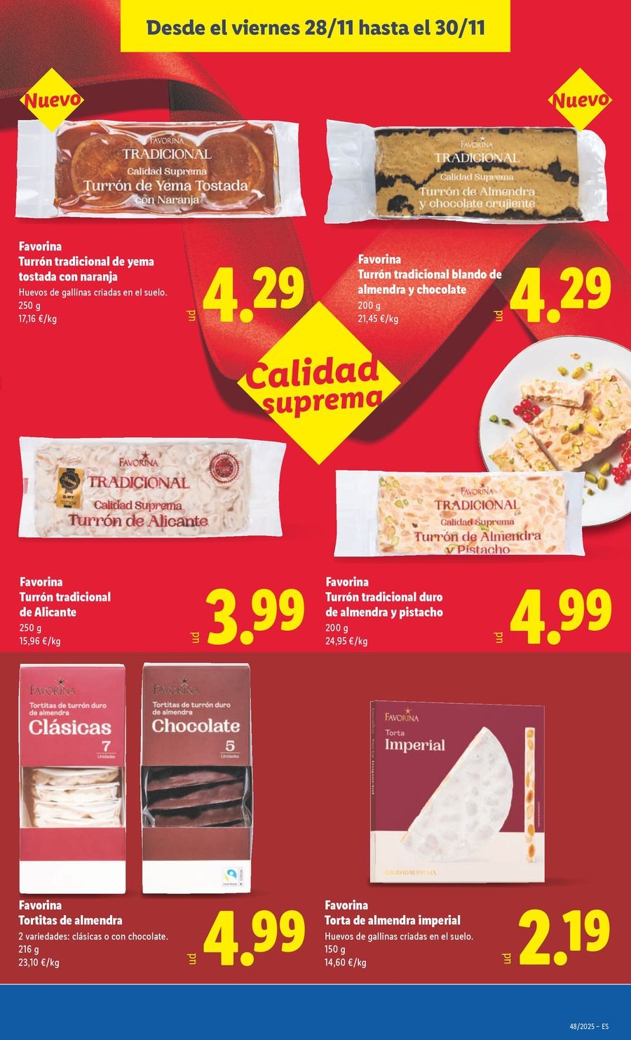 Ofertas de Lidl España de 24 a 30 noviembre 2025 ofertas semanales