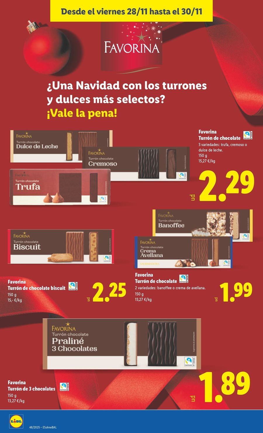 Ofertas de Lidl España de 24 a 30 noviembre 2025 ofertas semanales