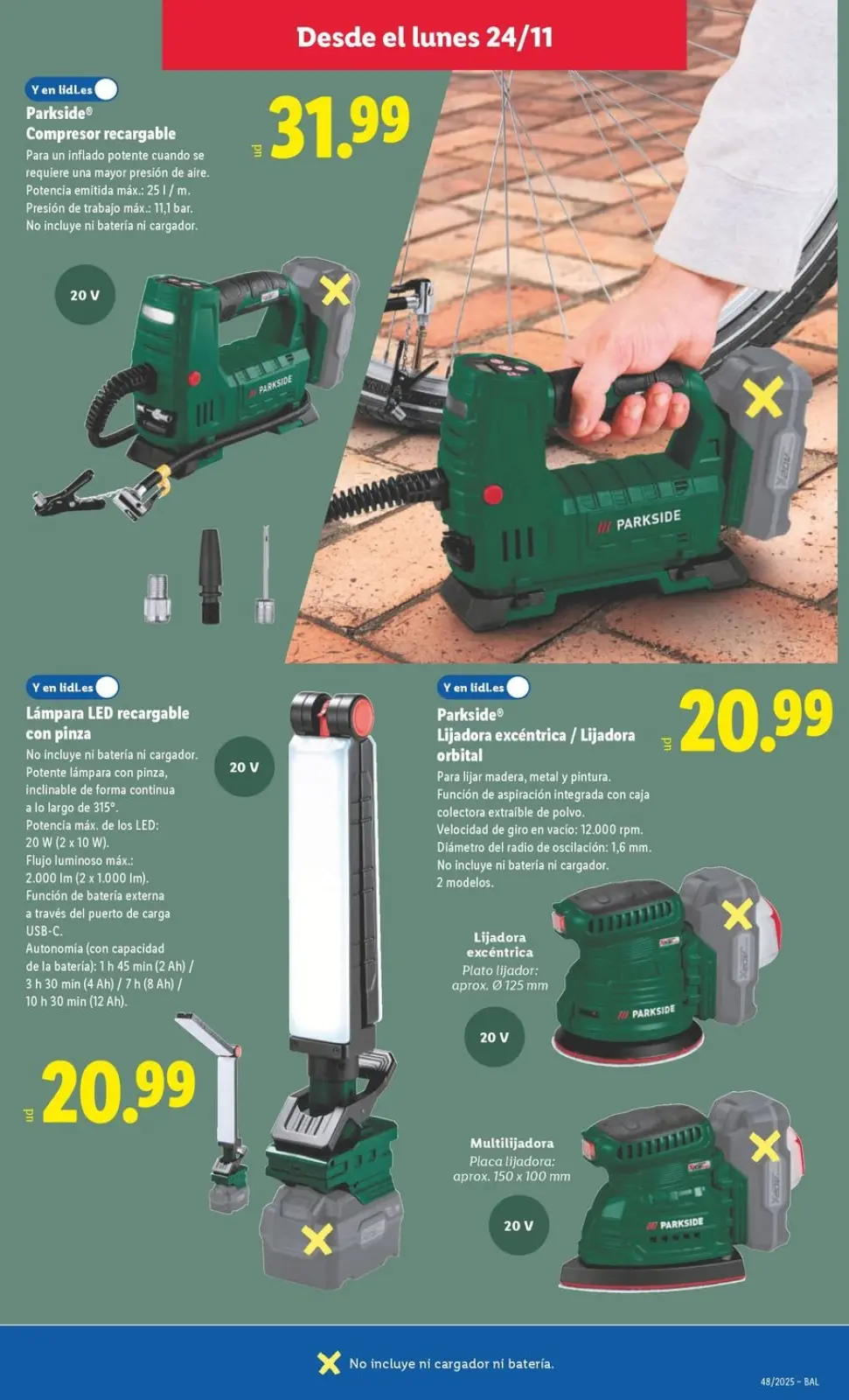 Page 9 dans offres d'outils matériels chez Lidl Espagne