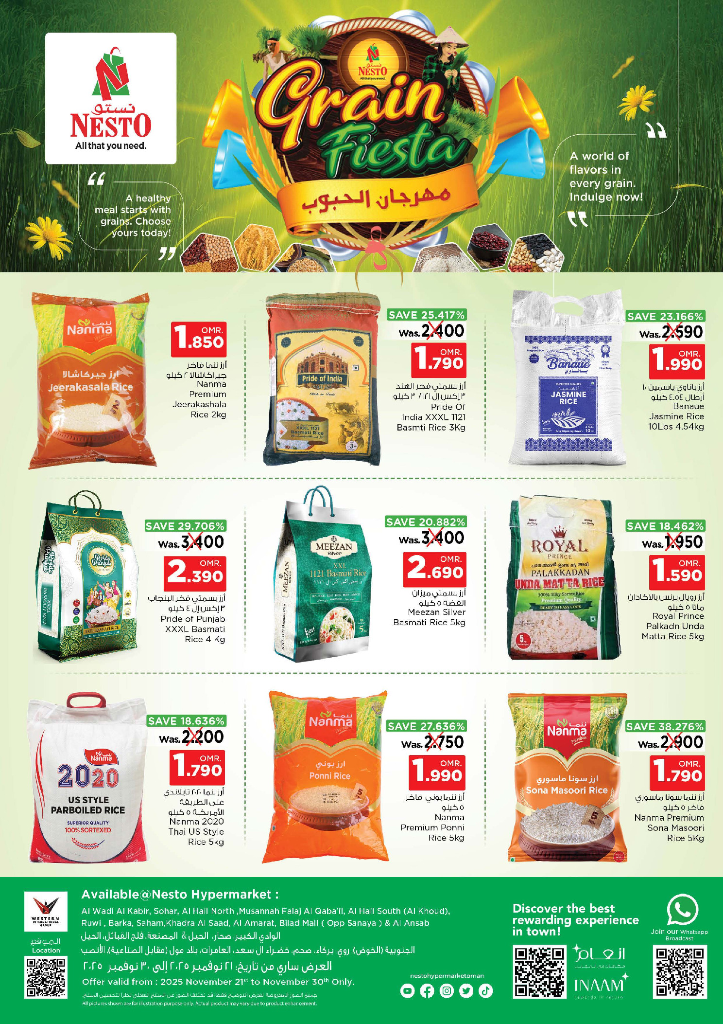 Nesto Oman Offers from 21 to 30 November 2025 Grain festival - Page 1