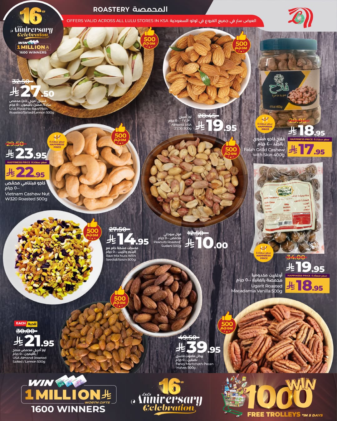 عروض لولو  المنطقة الوسطى  من 26 نوفمبر حتى 2 ديسمبر 2025 عروض الذكرى السنوية