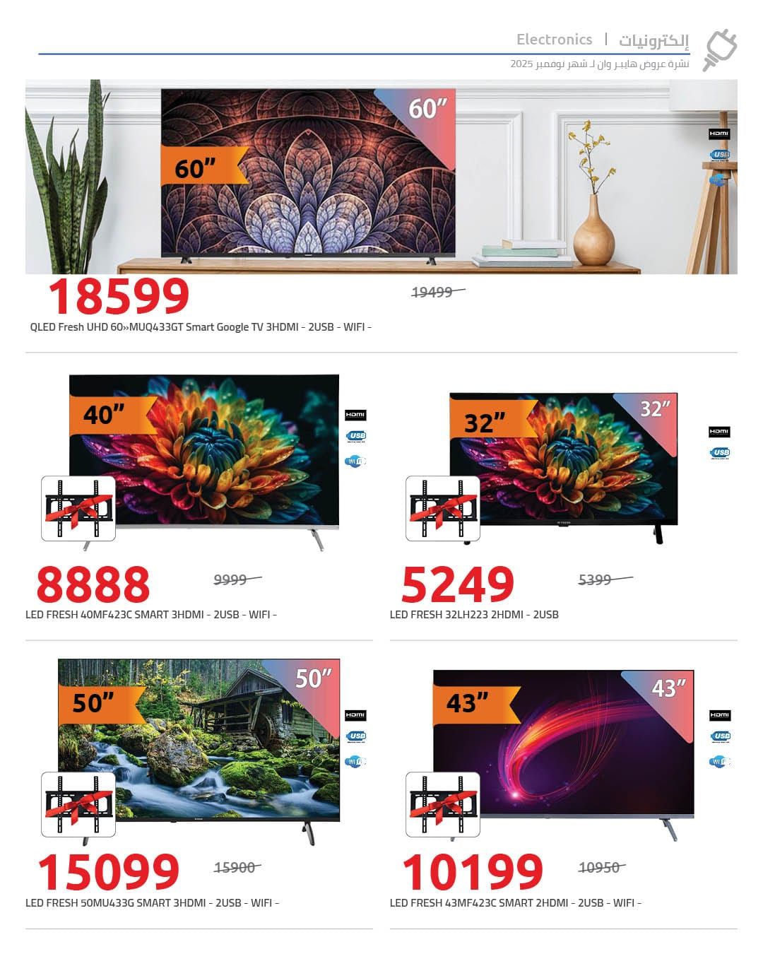 عروض هايبروان مصر من 25 حتى 30 نوفمبر 2025 عروض ماتتكررش