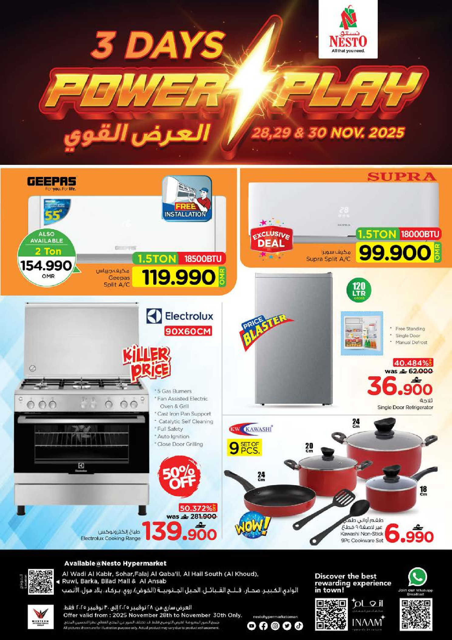Nesto Oman Offers from 28 to 30 November 2025 3 days only offer - Page 1