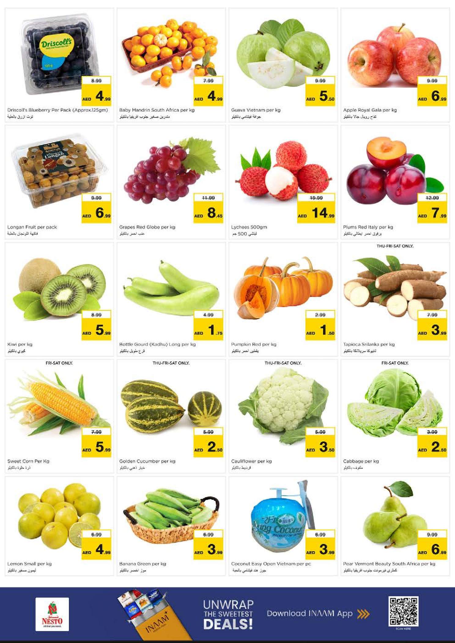 Nesto  Sharjah  Offers from 27 to 30 November End of month offers - Al Arab Mall