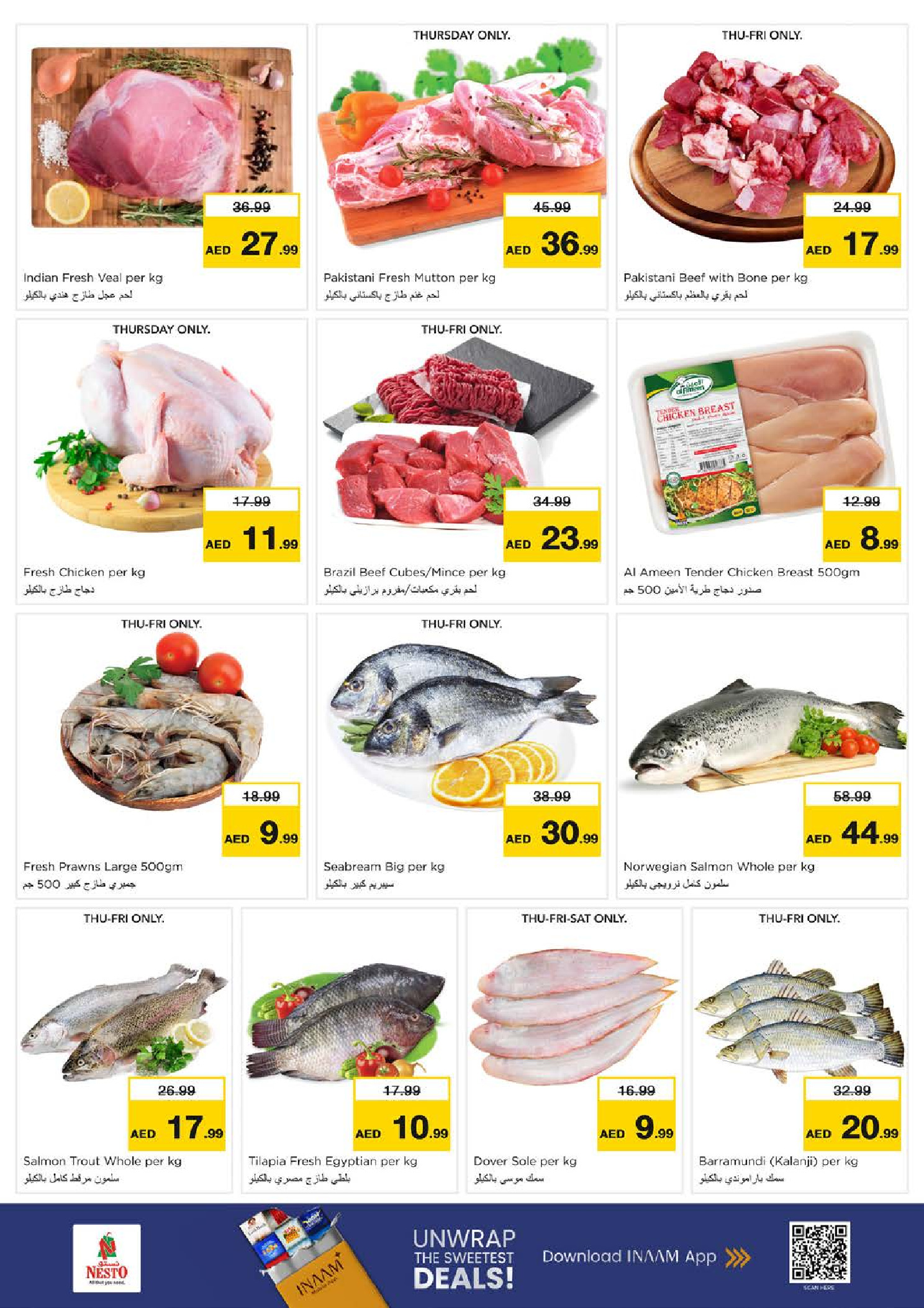 Nesto  Dubai  Offers from 27 to 30 November End of month offers - Hor Al Anz