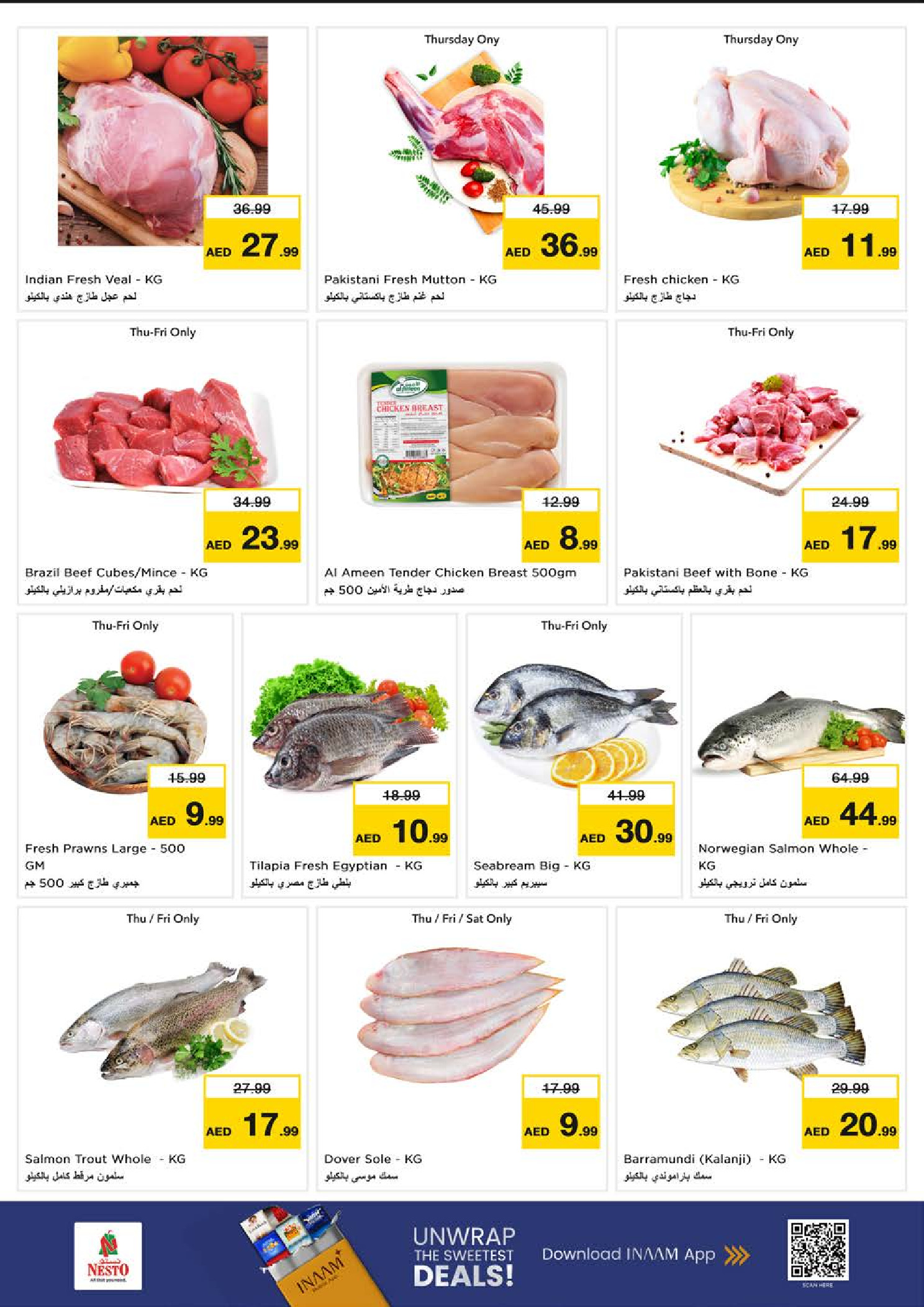 Nesto  Dubai  Offers from 27 to 30 November End of month offers - Al Mina