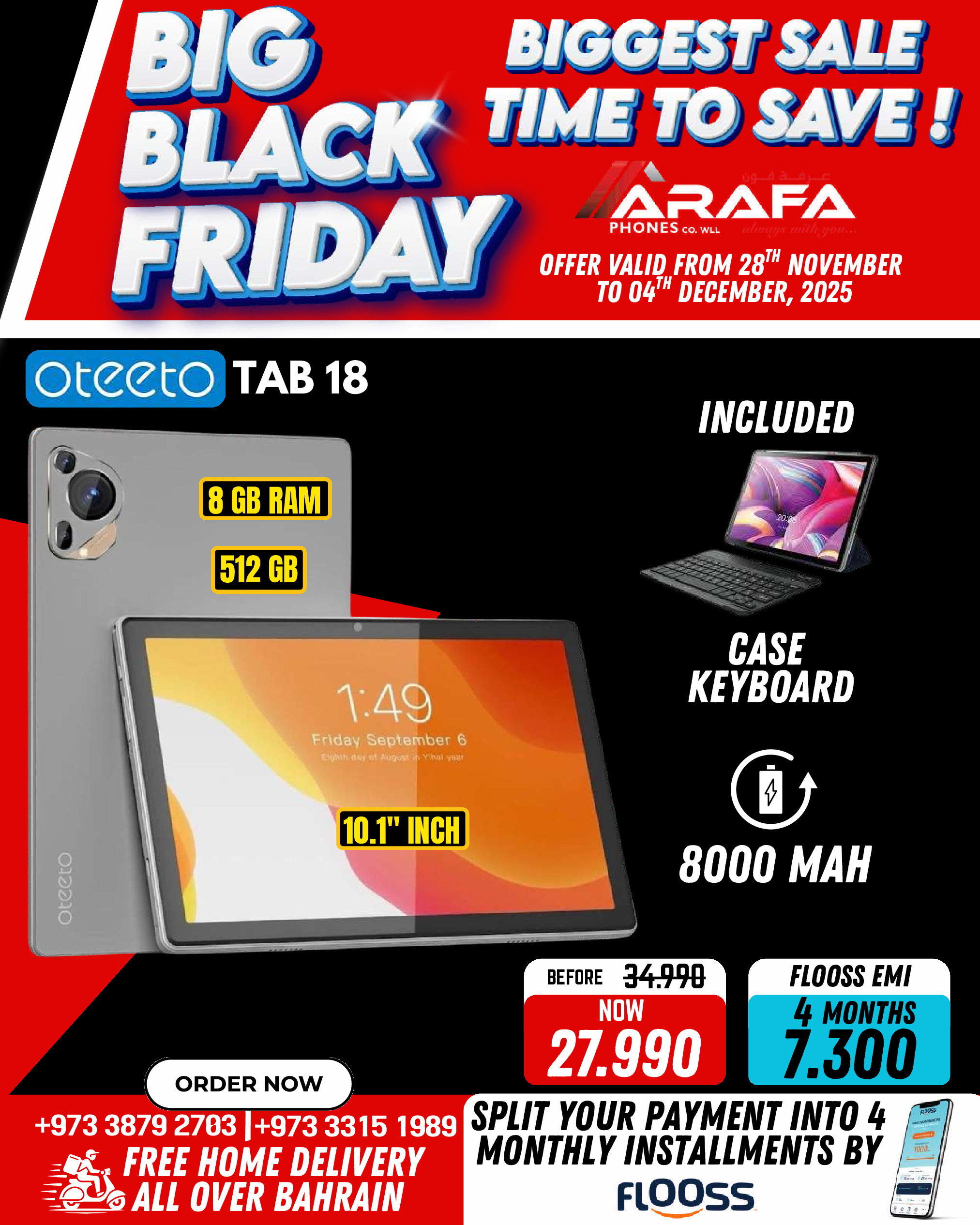 Arafa phones Bahrain Offers from 28 November to 4 December 2025 BLACK FRIDAY DEALS