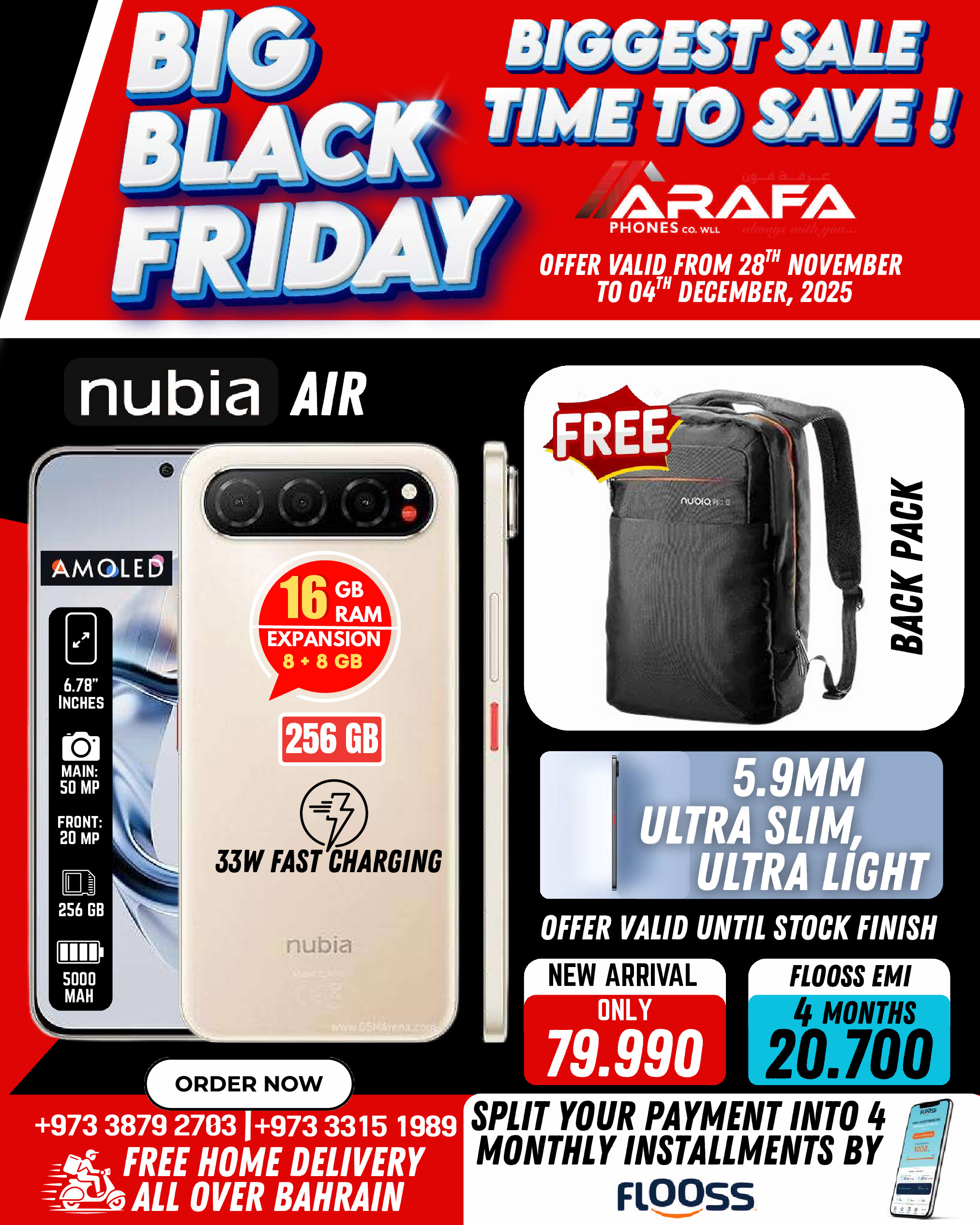 Arafa phones Bahrain Offers from 28 November to 4 December 2025 BLACK FRIDAY DEALS