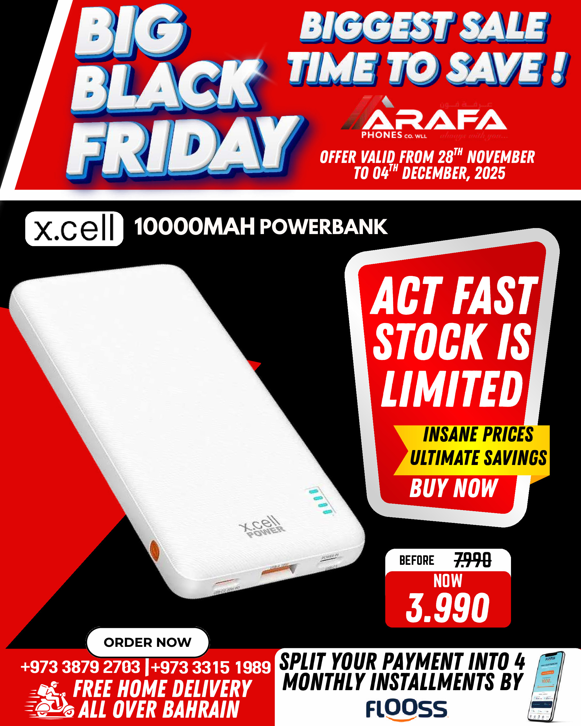 Arafa phones Bahrain Offers from 28 November to 4 December 2025 BLACK FRIDAY DEALS