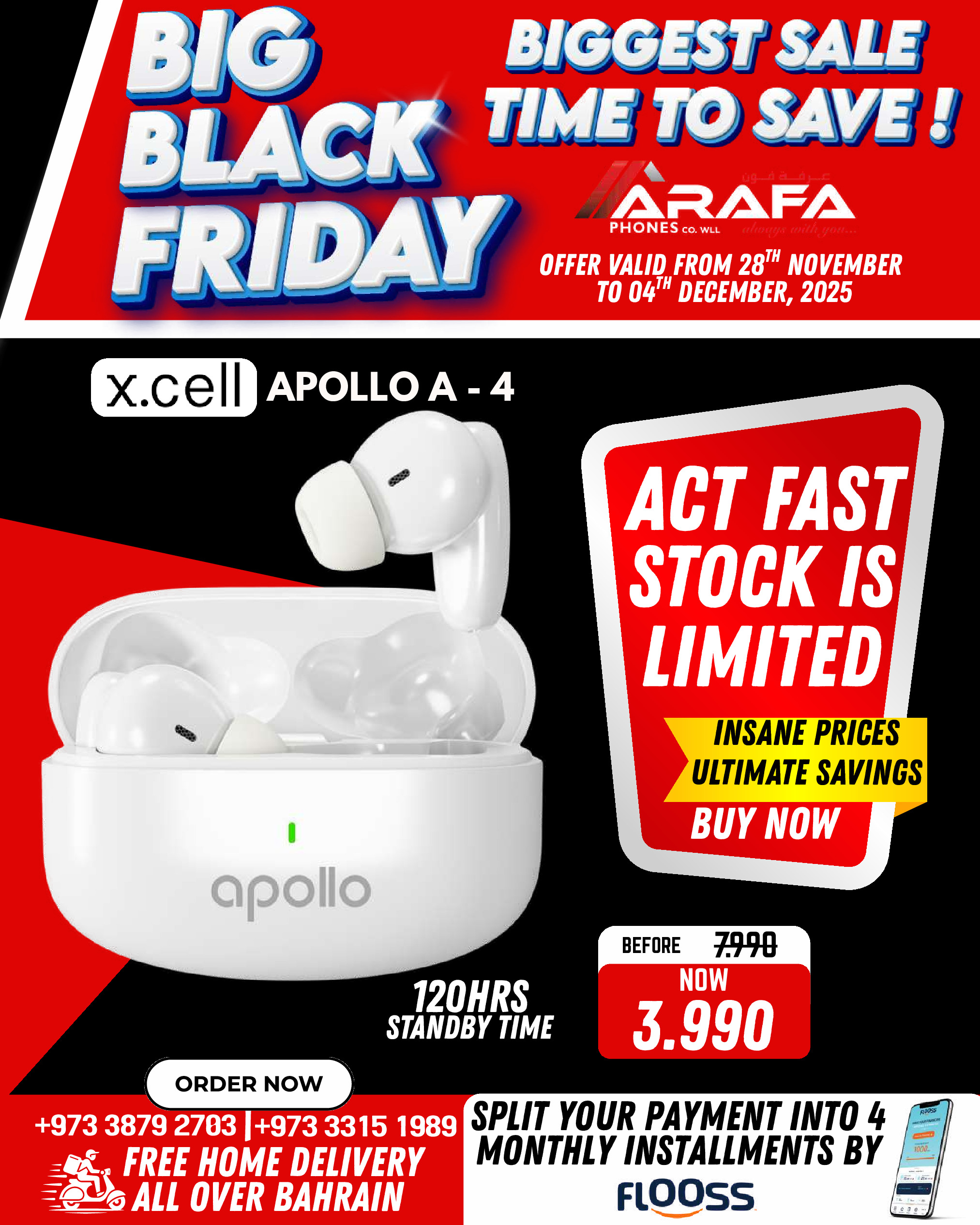 Arafa phones Bahrain Offers from 28 November to 4 December 2025 BLACK FRIDAY DEALS