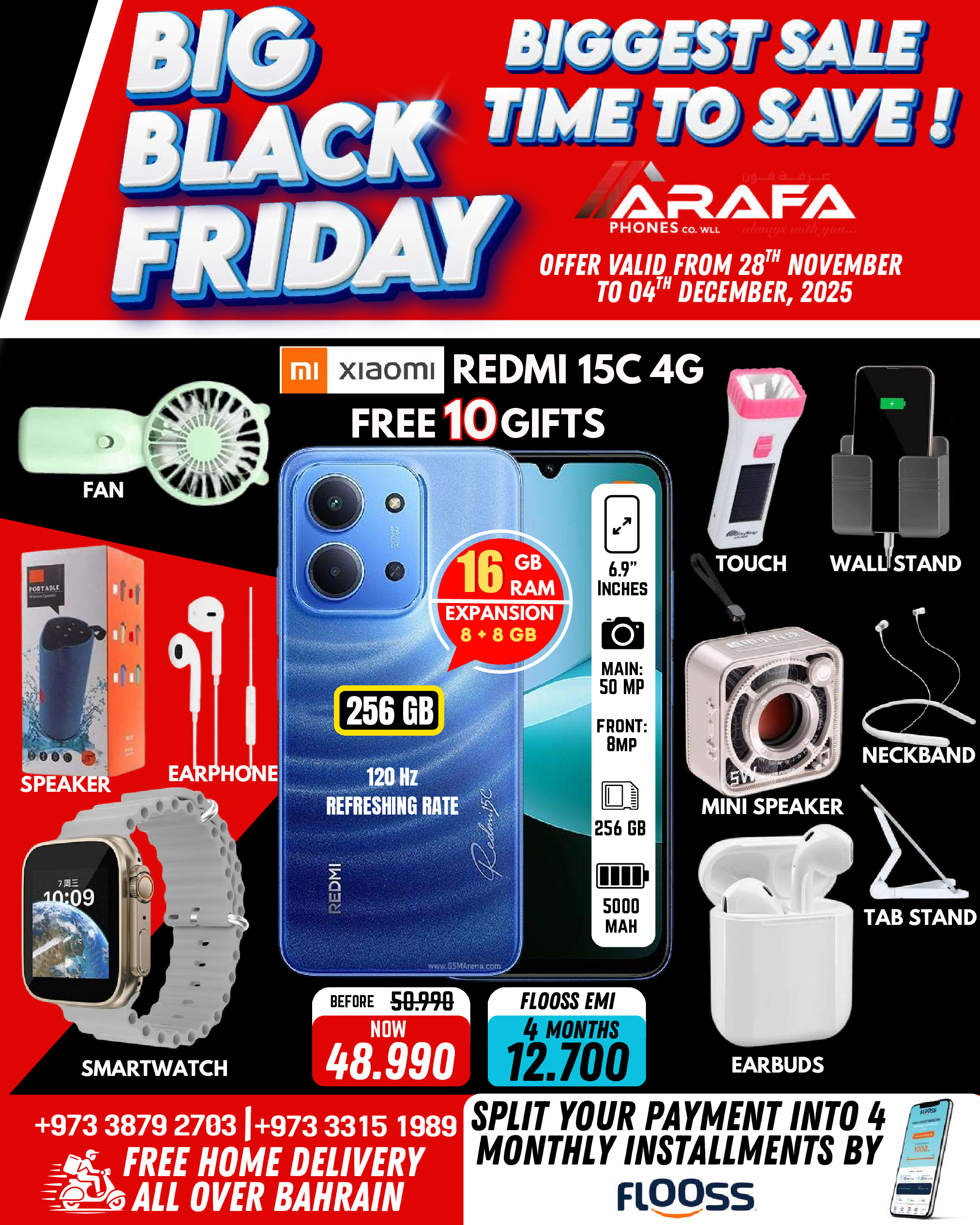 Arafa phones Bahrain Offers from 28 November to 4 December 2025 BLACK FRIDAY DEALS