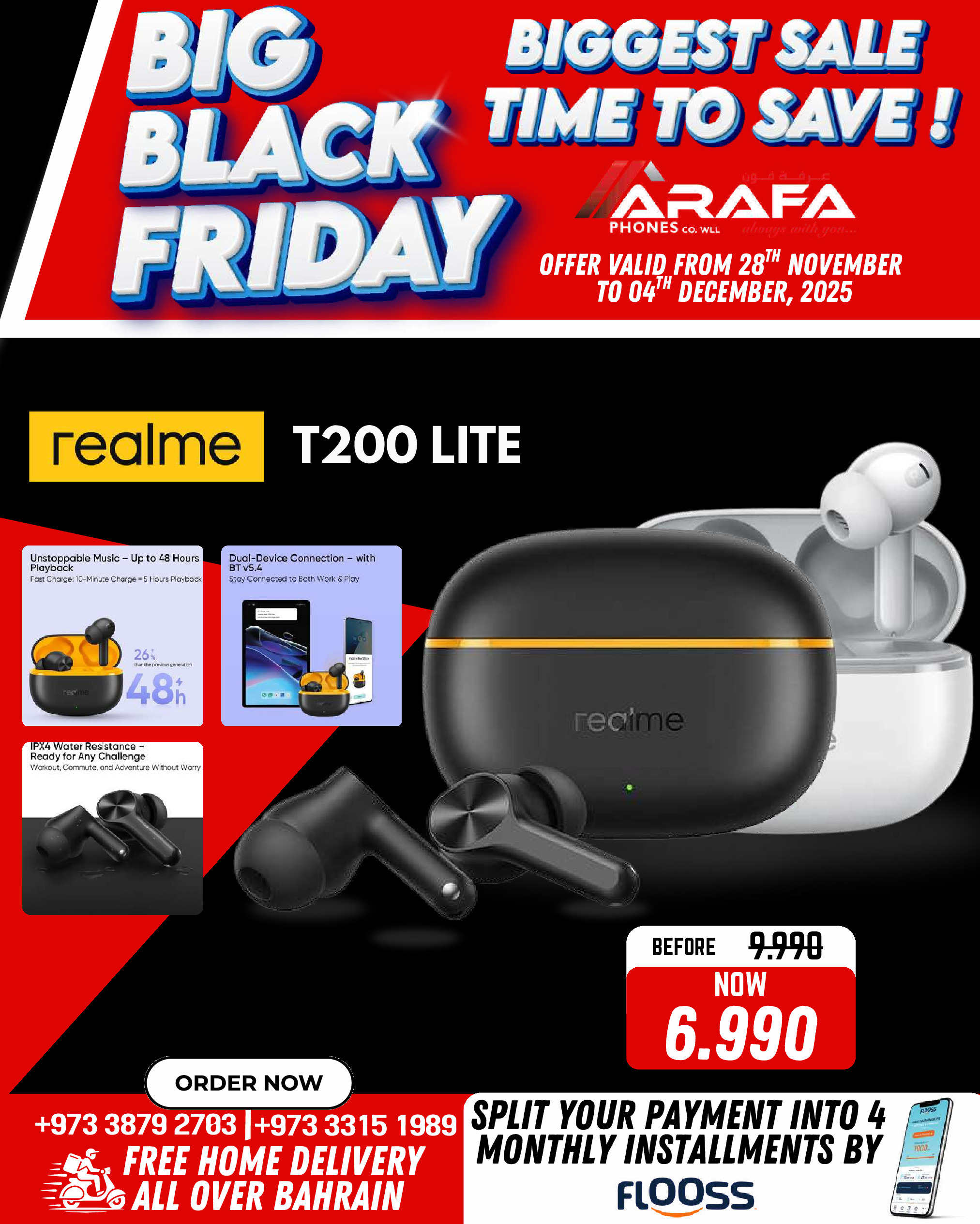 Arafa phones Bahrain Offers from 28 November to 4 December 2025 BLACK FRIDAY DEALS