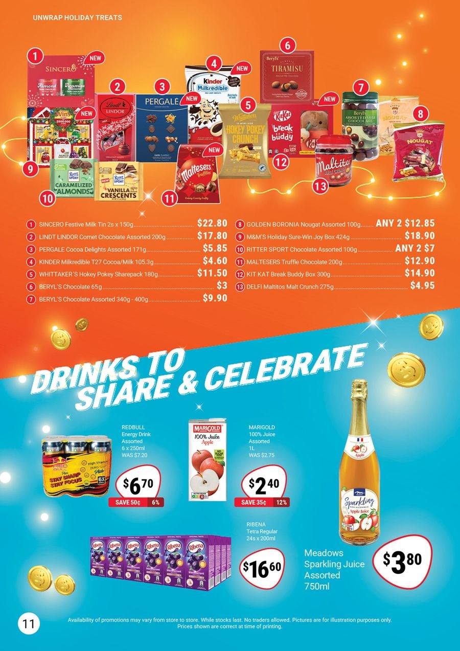 Offres Giant Singapour de 30 novembre à 25 décembre 2025 Catalogue des économies de fin d'année