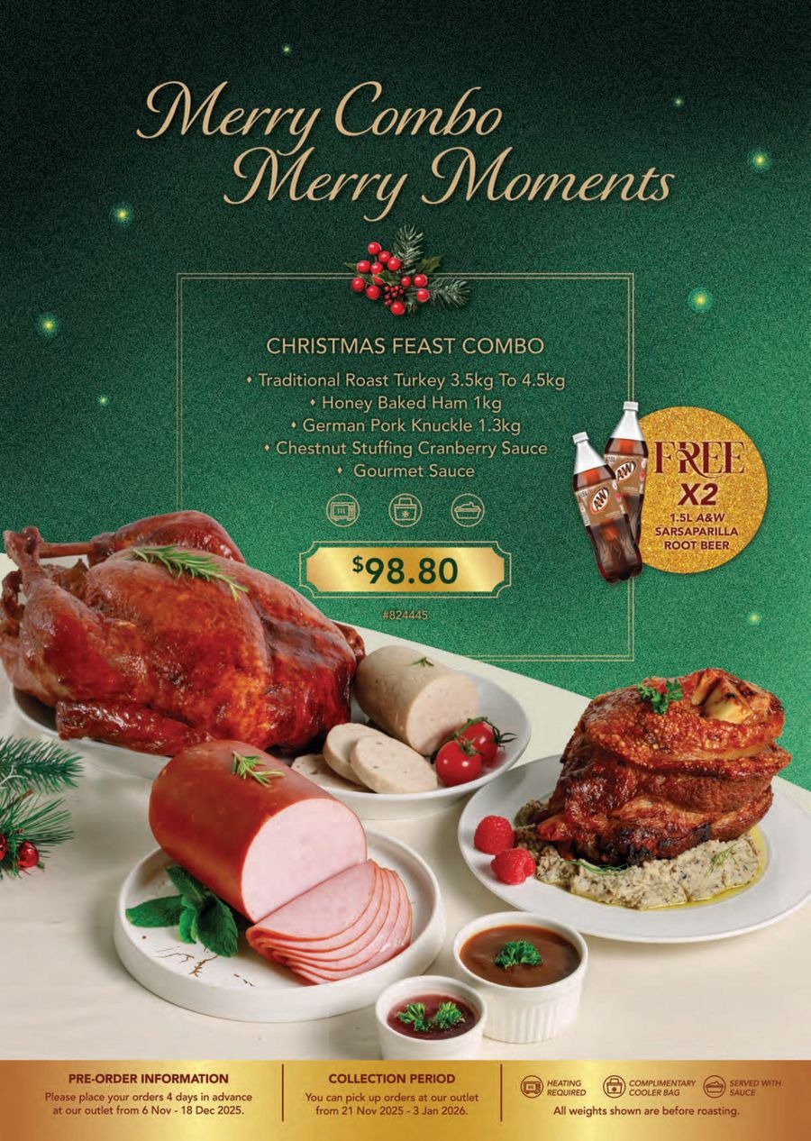 Ofertas de Sheng Siong Singapur de 30 noviembre a 2 enero 2026 ofertas de navidad