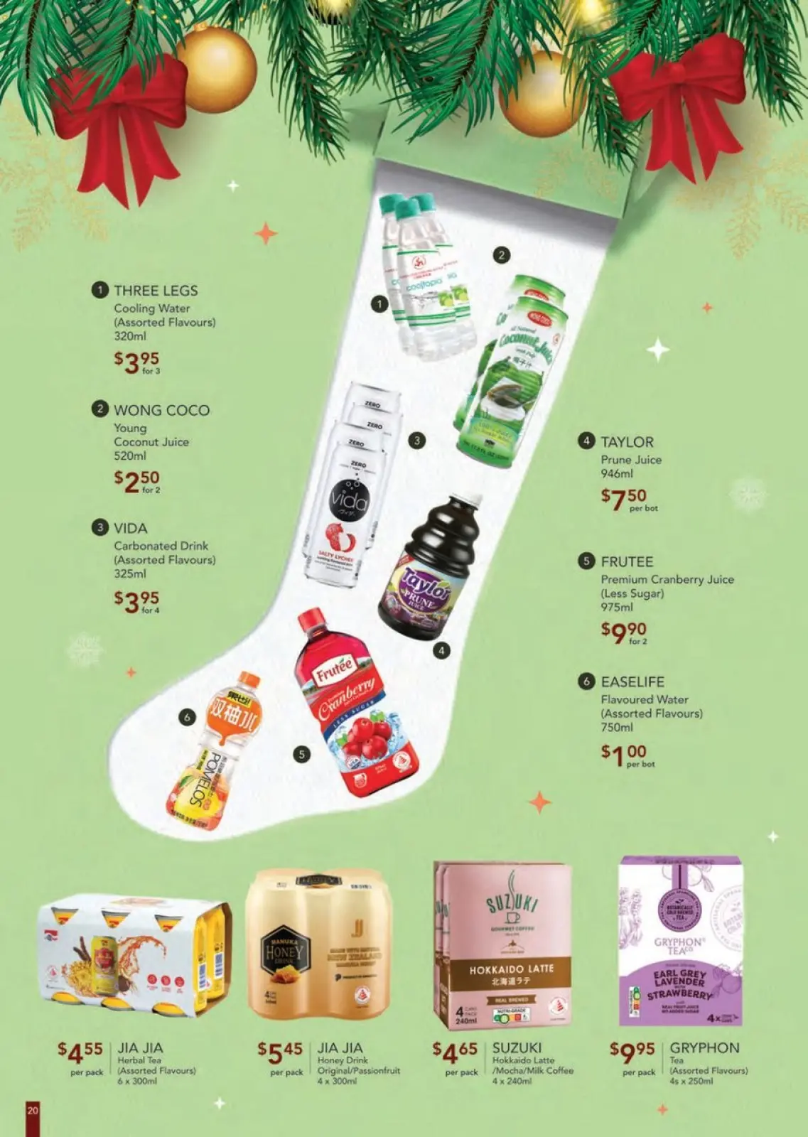 Page 20 dans Offres de Noël chez Sheng Siong Singapour