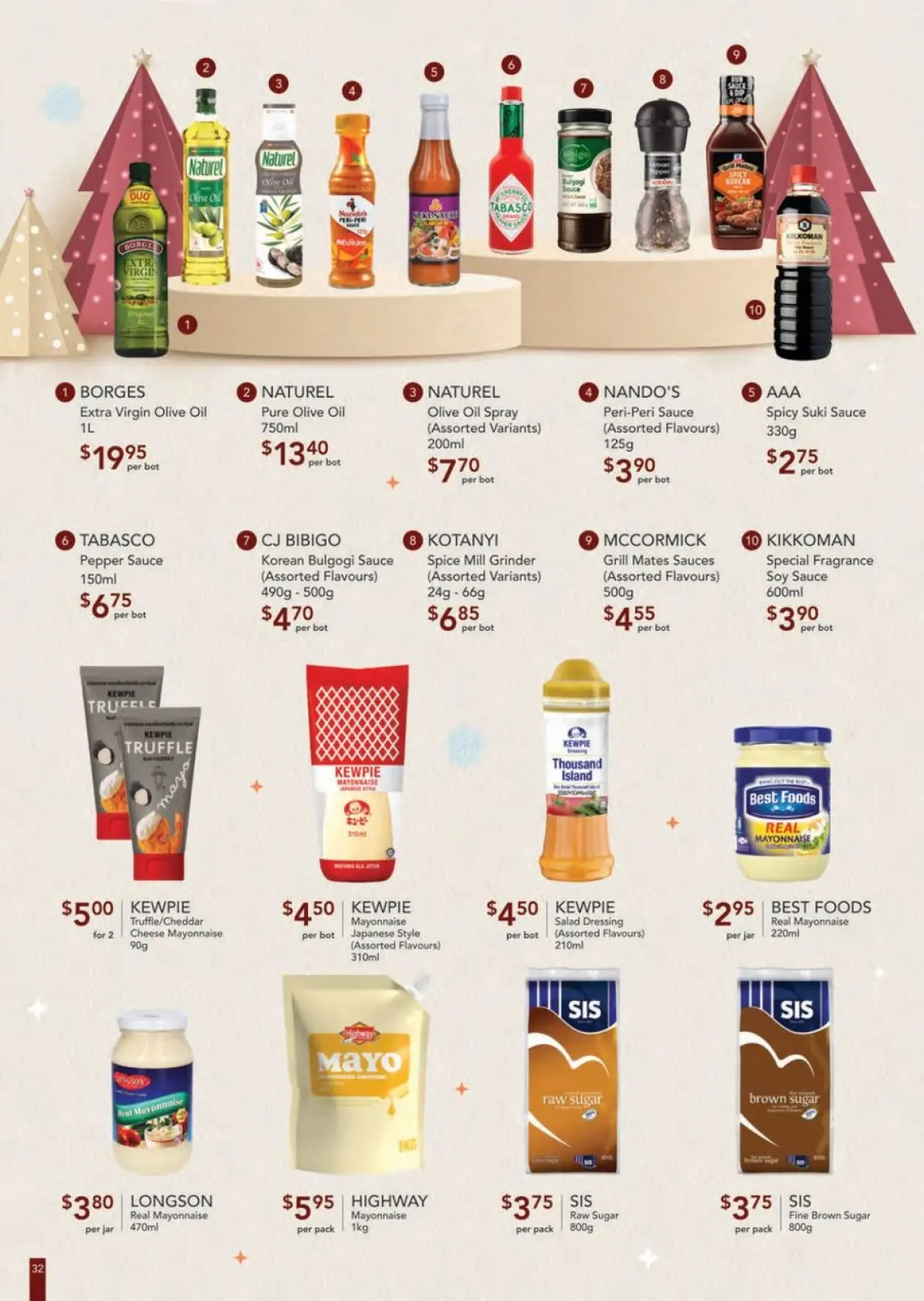 Page 32 dans Offres de Noël chez Sheng Siong Singapour