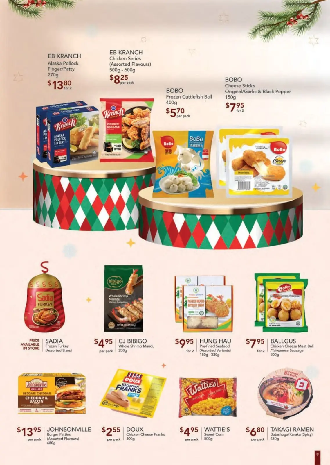 Page 9 dans Offres de Noël chez Sheng Siong Singapour