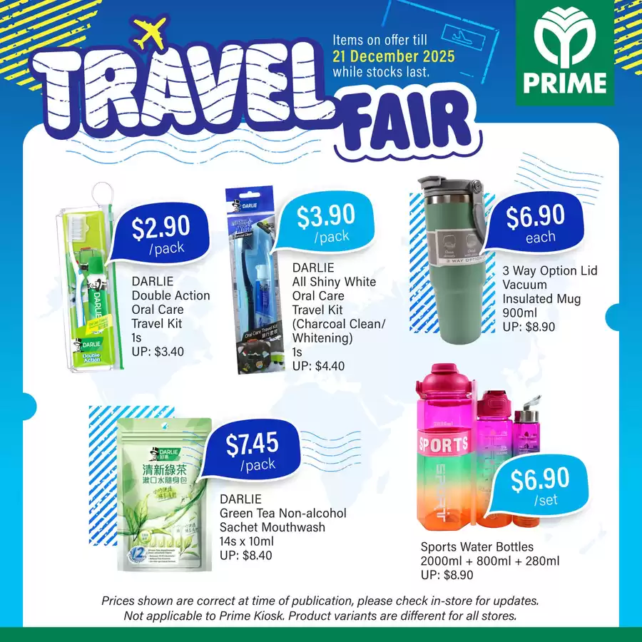 Offres Supermarché Prime Singapour de 15 novembre à 21 décembre 2025 Offres exclusives