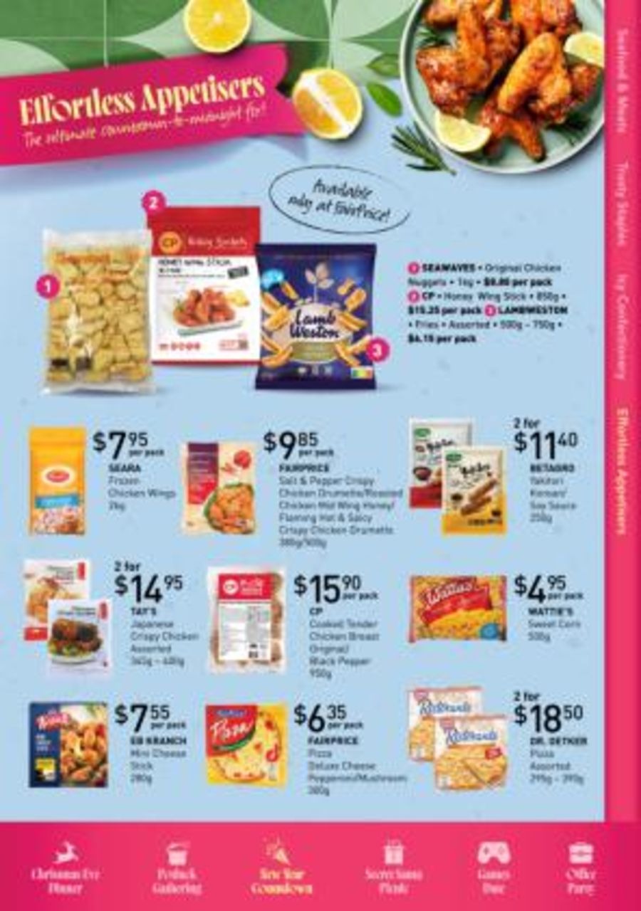 Offres FairPrice Singapour de 6 novembre à 31 décembre 2025 Des réductions exceptionnelles sur une sélection de produits