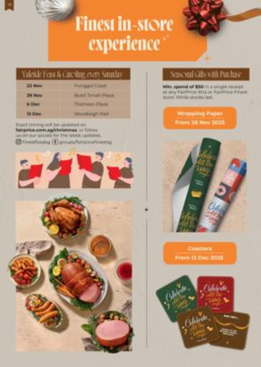 Offres FairPrice Singapour de 6 novembre à 31 décembre 2025 Brochure de réductions