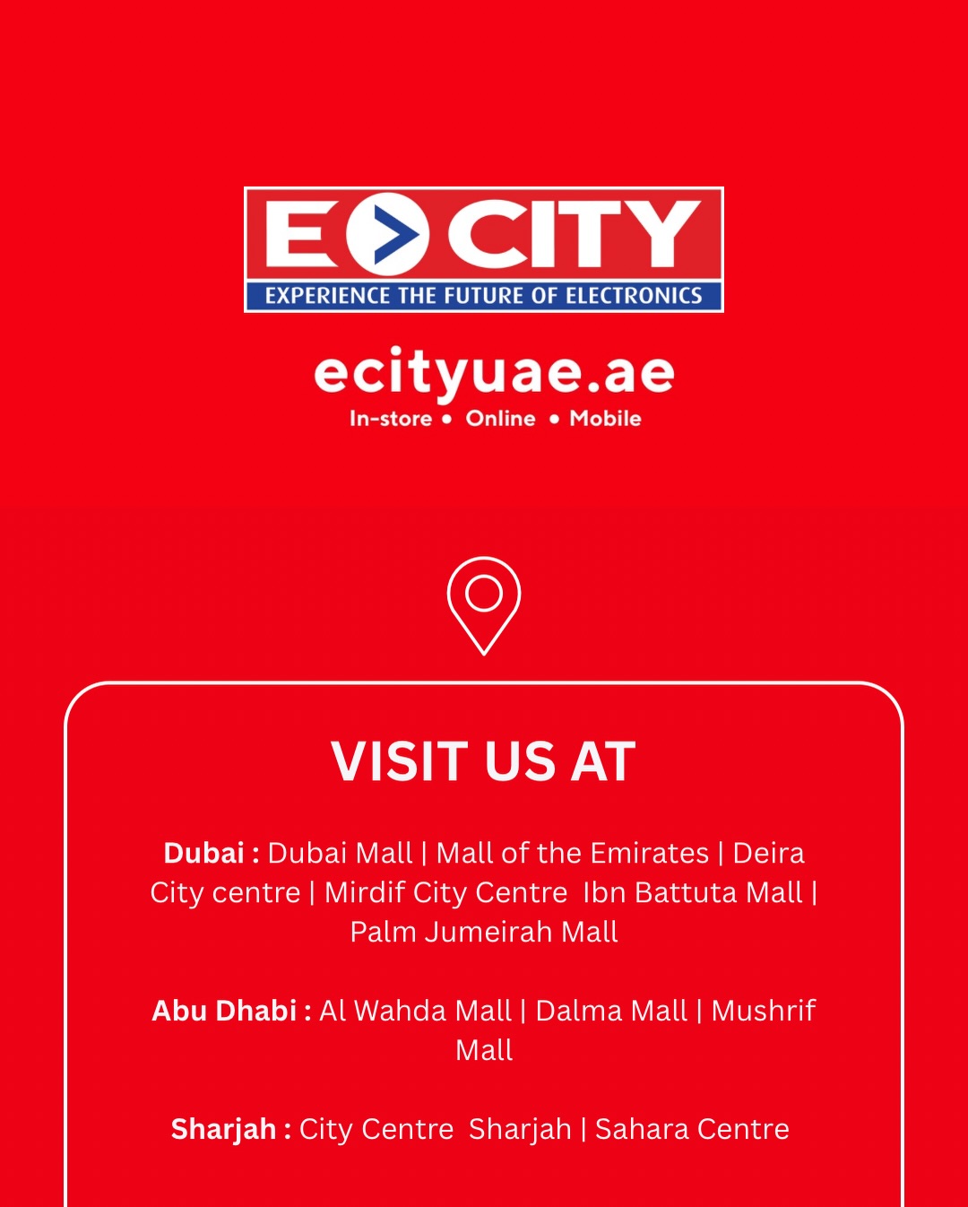 Ofertas de Electrónica Ecity Emiratos Árabes Unidos de 28 noviembre a 2 diciembre 2025 Súper Venta