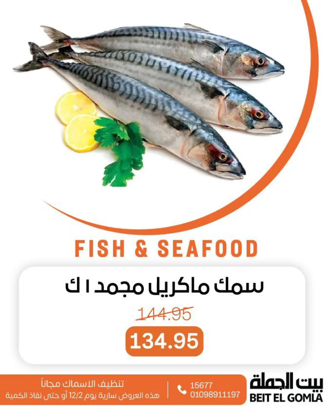Página 2 en Ofertas de pescado en Casa Gomla Egipto