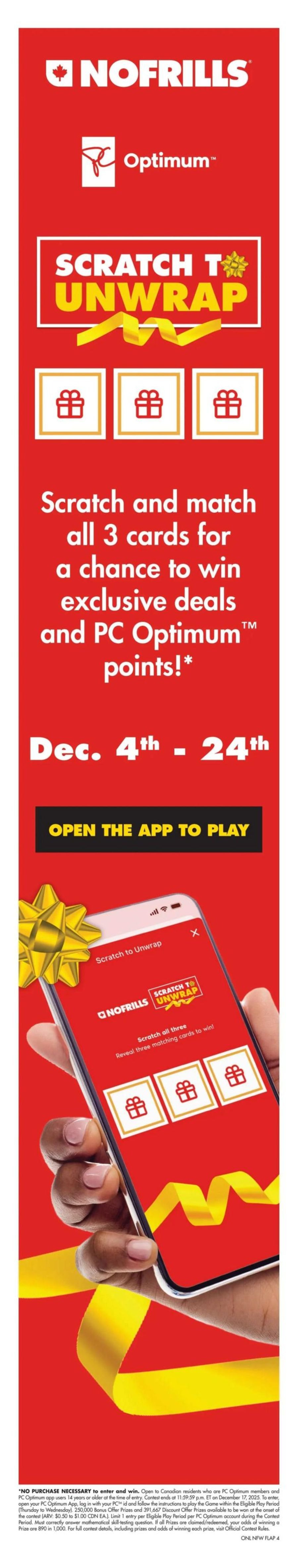 No Frills Canada Offers from 4 to 10 December 2025 Deals Hunters Offers