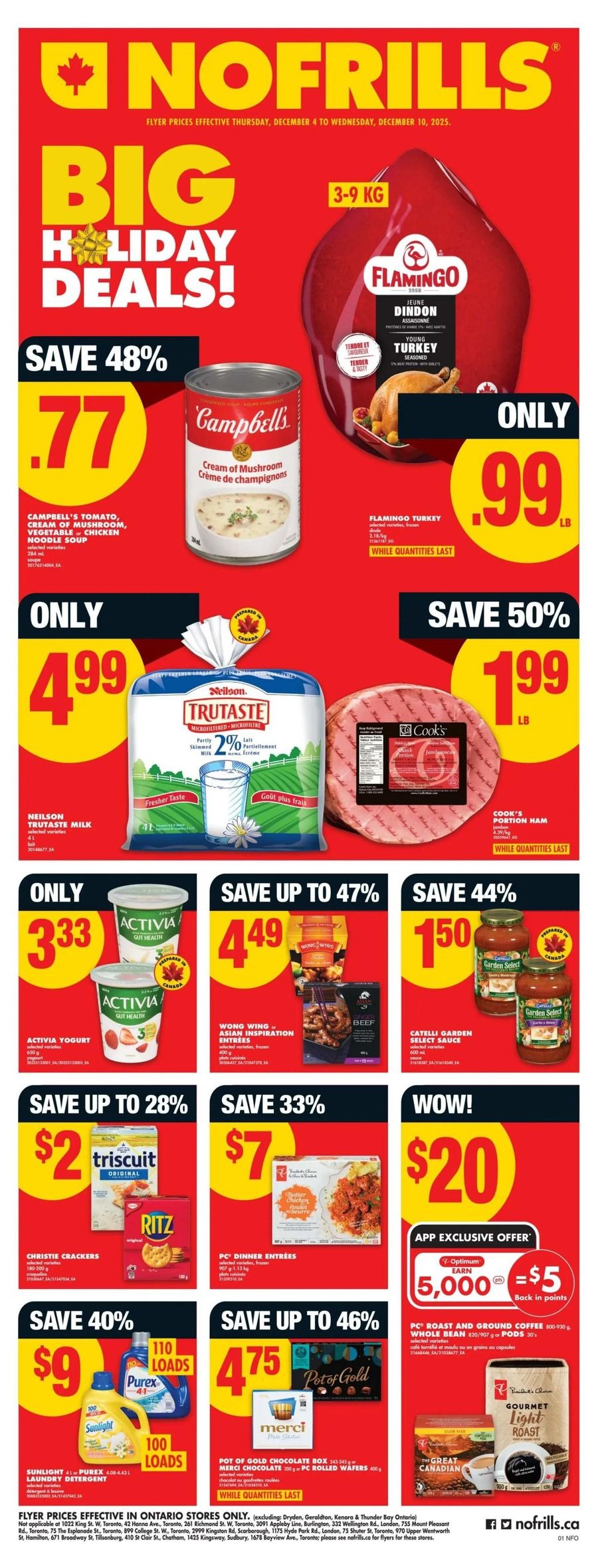 No Frills Canada Offers from 3 to 17 December 2025 Exclusive bargains