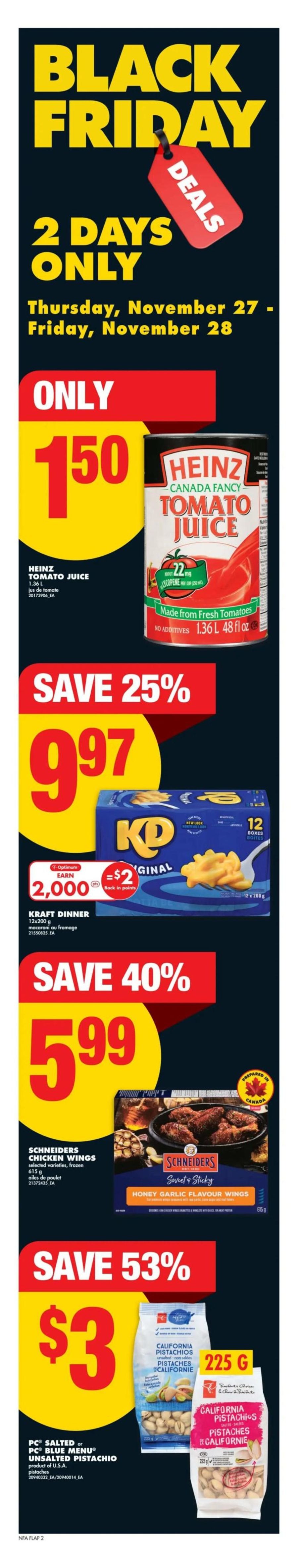 No Frills Canada Offers from 26 November to 10 December 2025 Price Drop