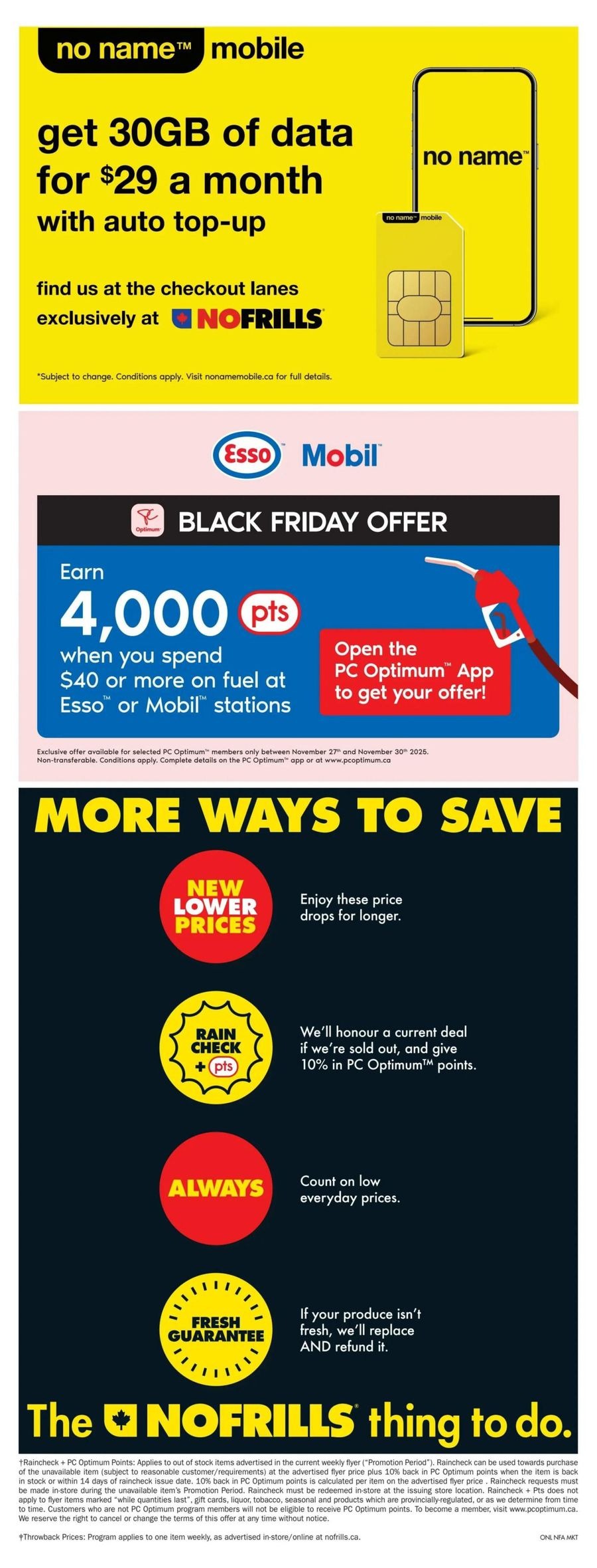No Frills Canada Offers from 26 November to 10 December 2025 Price Drop
