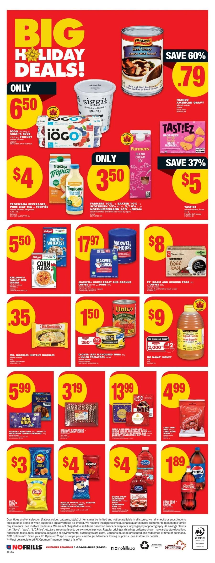 No Frills Canada Offers from 26 November to 10 December 2025 Price Drop