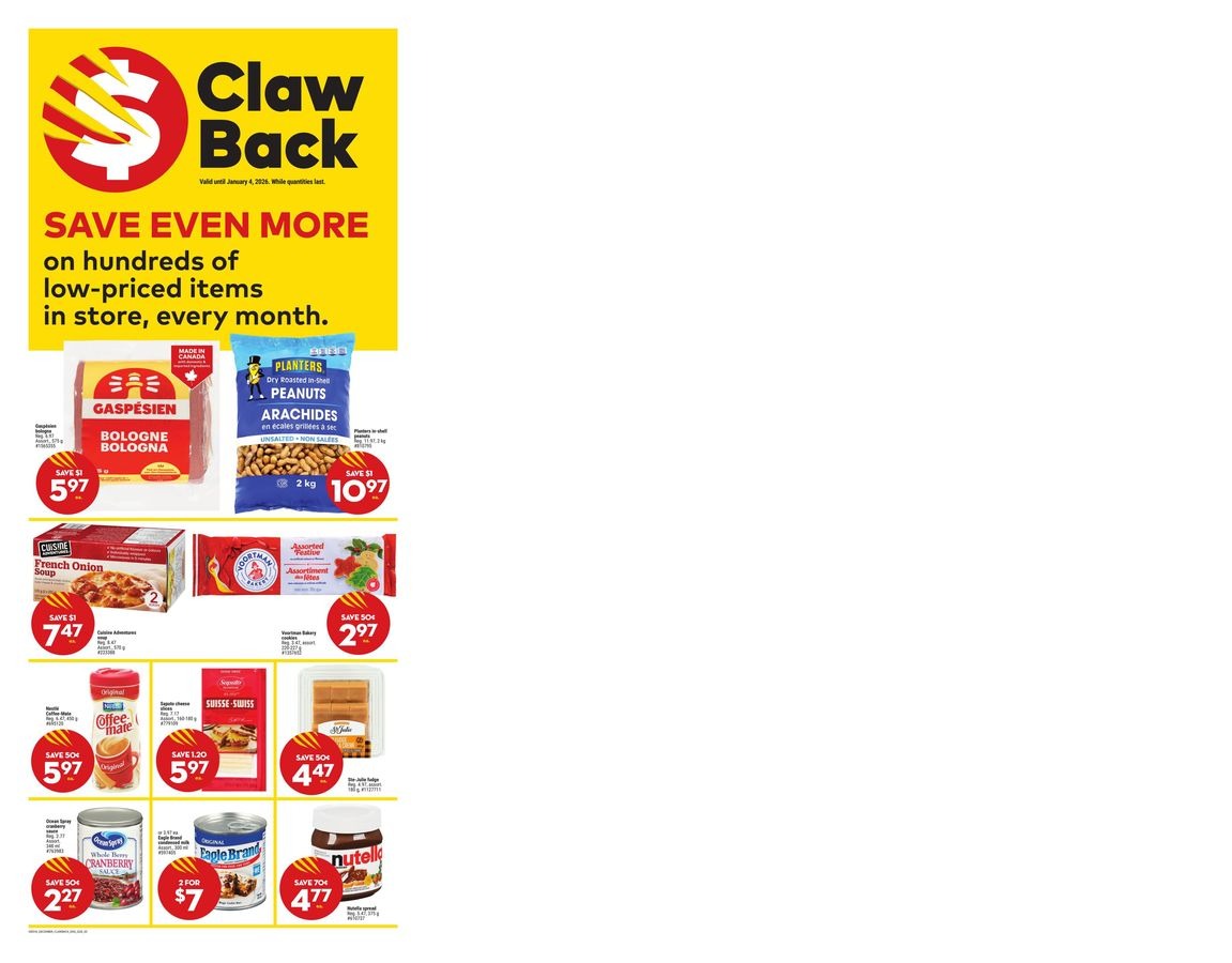 Offres Giant Tiger Canada de 3 à 9 décembre 2025 Prix ​​plus bas