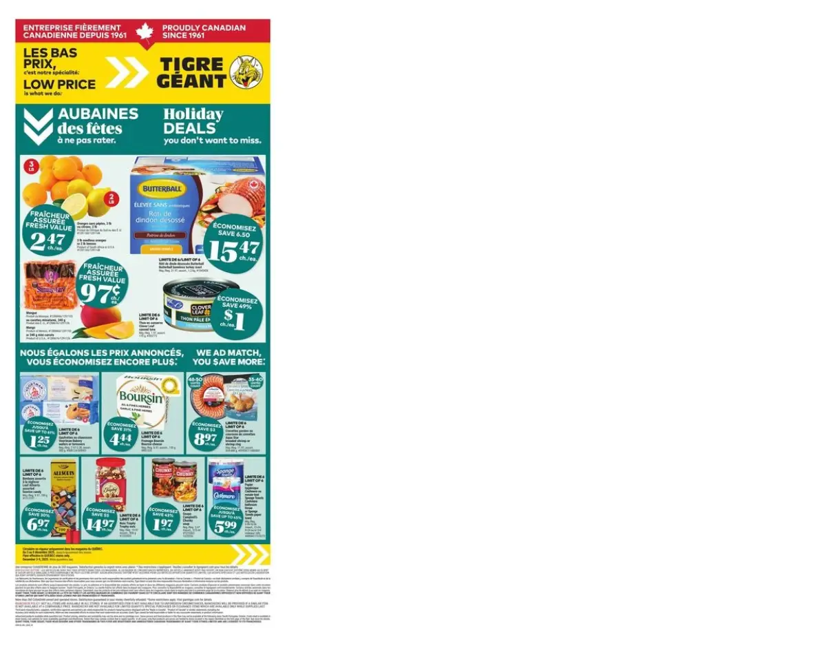 Giant Tiger Canada Offers from 3 to 9 December 2025 Low Price - Page 1