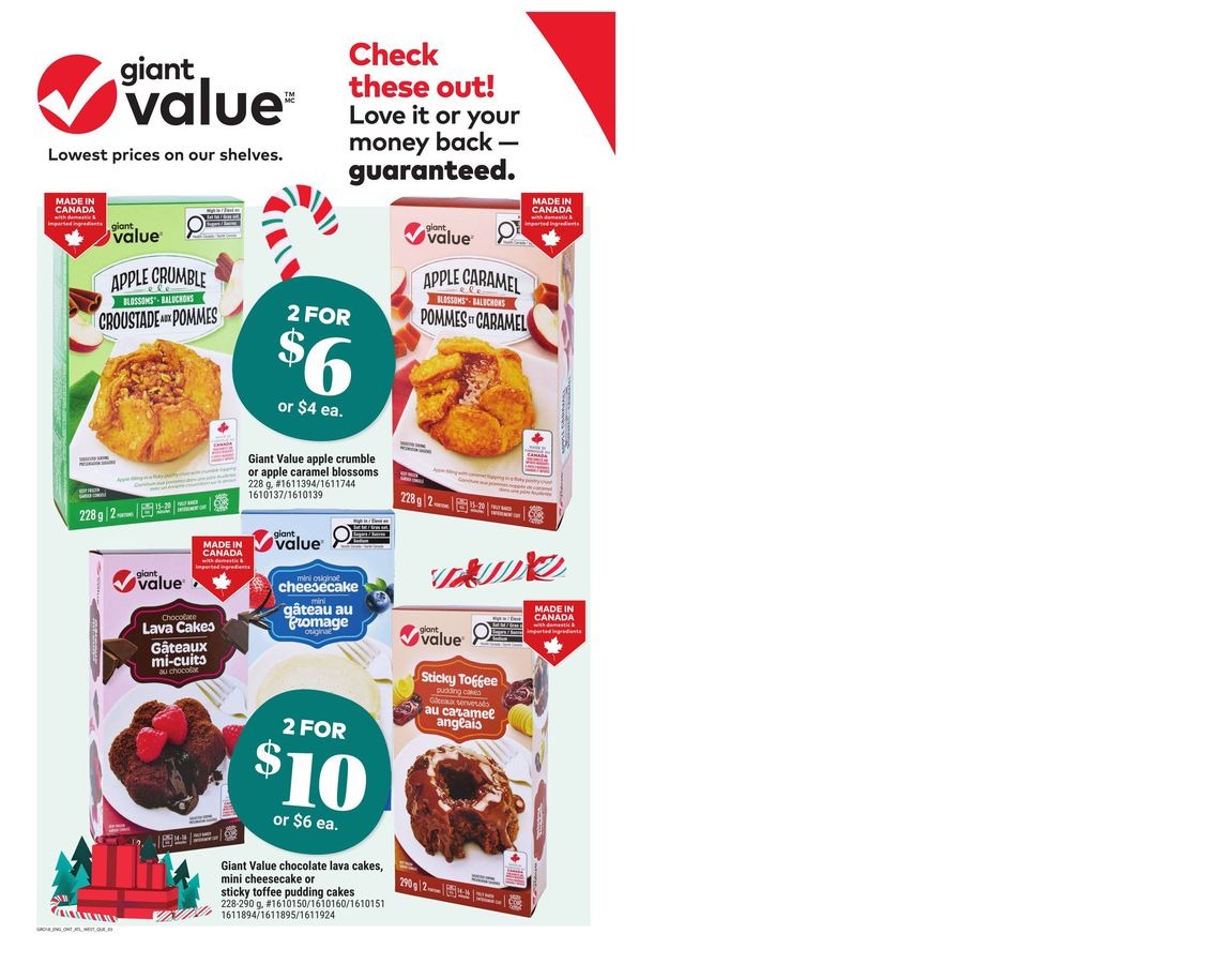 Offres Giant Tiger Canada de 3 à 9 décembre 2025 Prix ​​plus bas