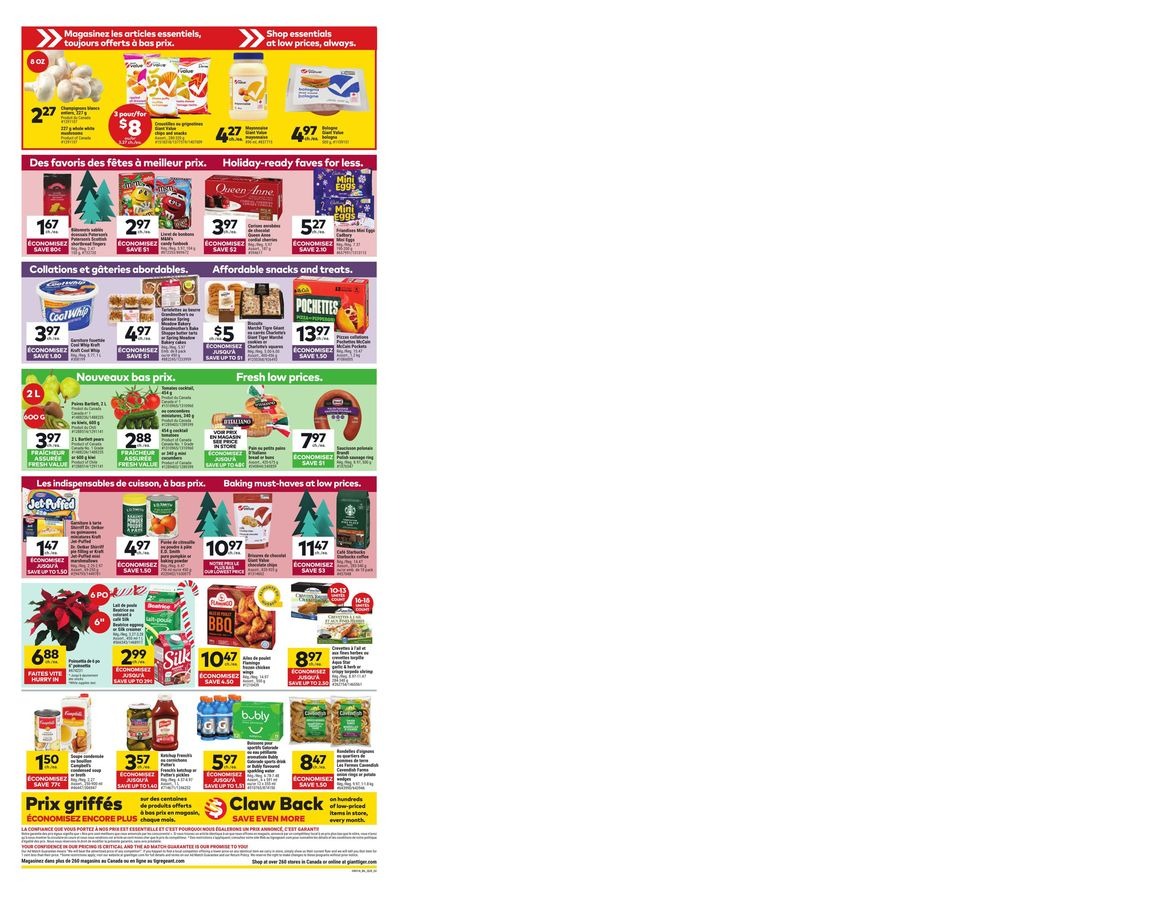 Offres Giant Tiger Canada de 3 à 9 décembre 2025 Prix ​​plus bas