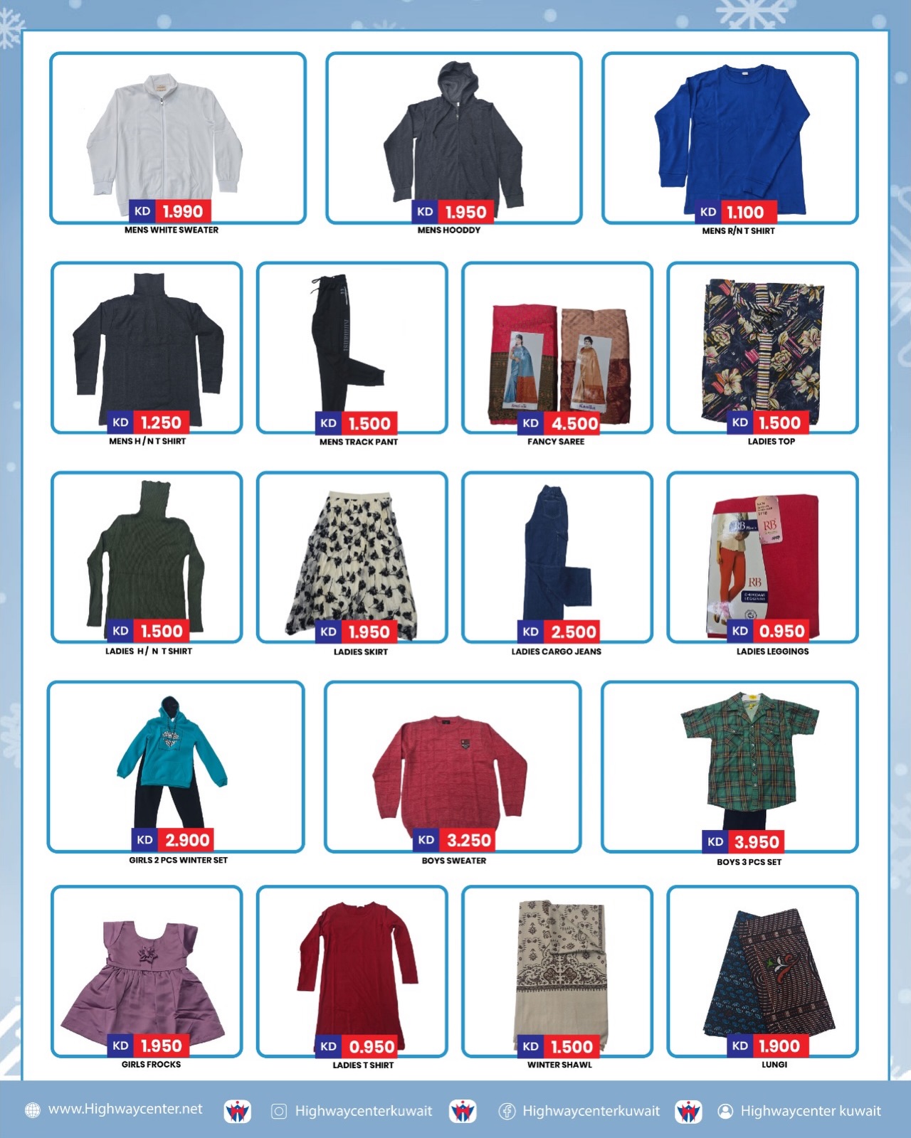 Highway center Kuwait Offers from 3 to 9 December 2025 Winter Sale
