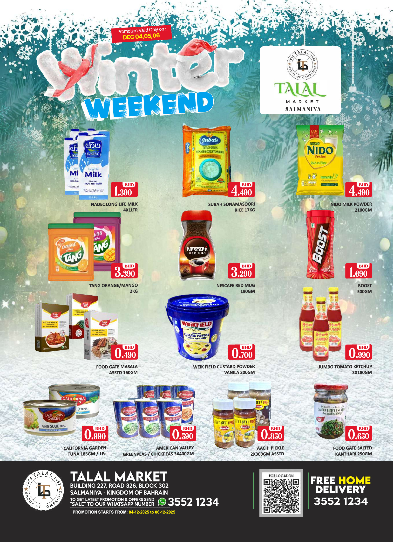 Ofertas de Mercado Talal Bahréin de 4 a 6 diciembre 2025 Ofertas de invierno - Página 1