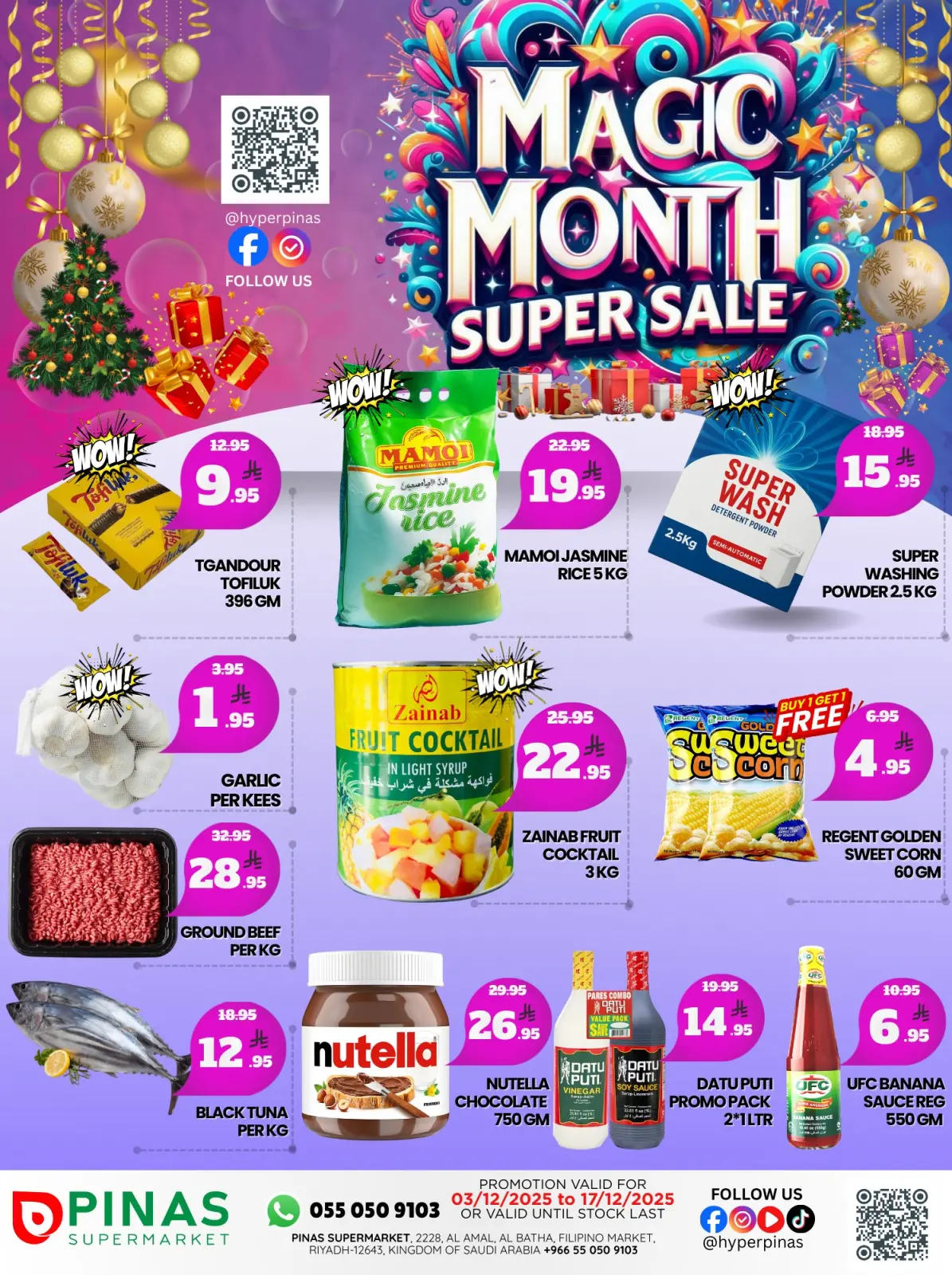Page 1 in Magical Month Offers at Pinas Supermarket Saudi Arabia