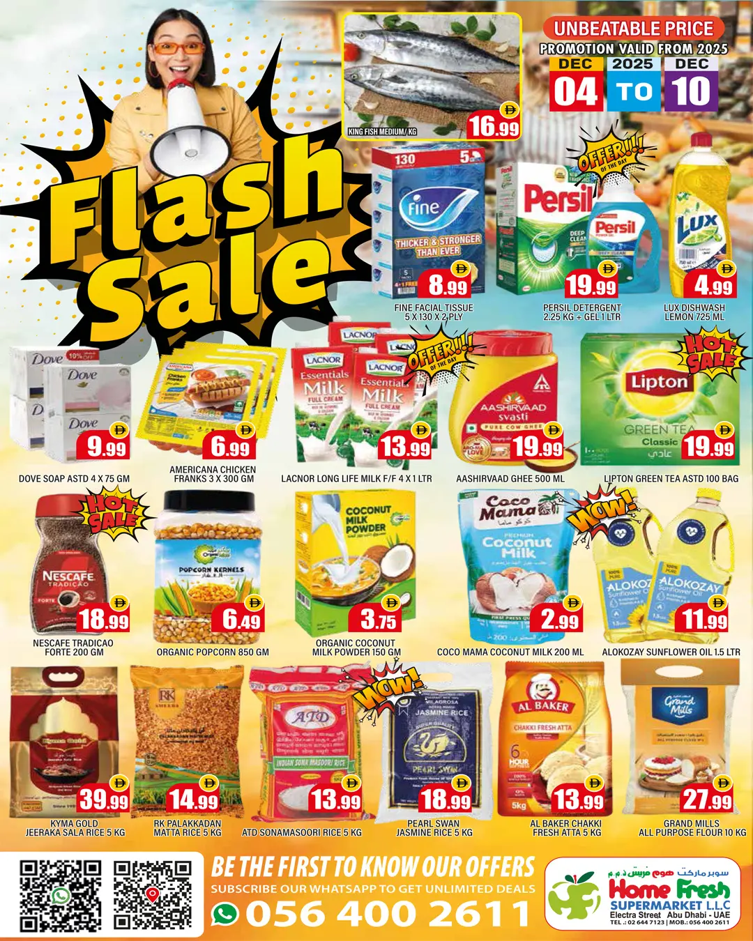 Ofertas de supermercado Home Fresh  Abu Dhabi  de 4 a 10 diciembre venta flash - Página 1