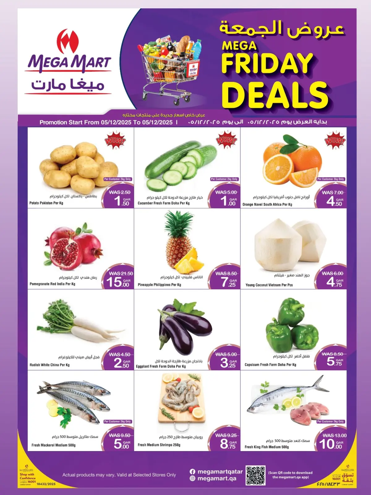 Página 1 en Ofertas del Viernes en Mega mercado Katar