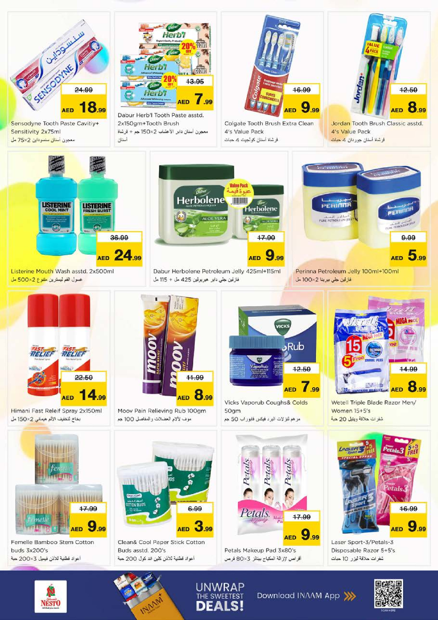 Offres Nesto Hypermarchés Ajman  de 5 à 7 décembre OFFRES DES DÉLICES DE DÉCEMBRE à Al Tallah