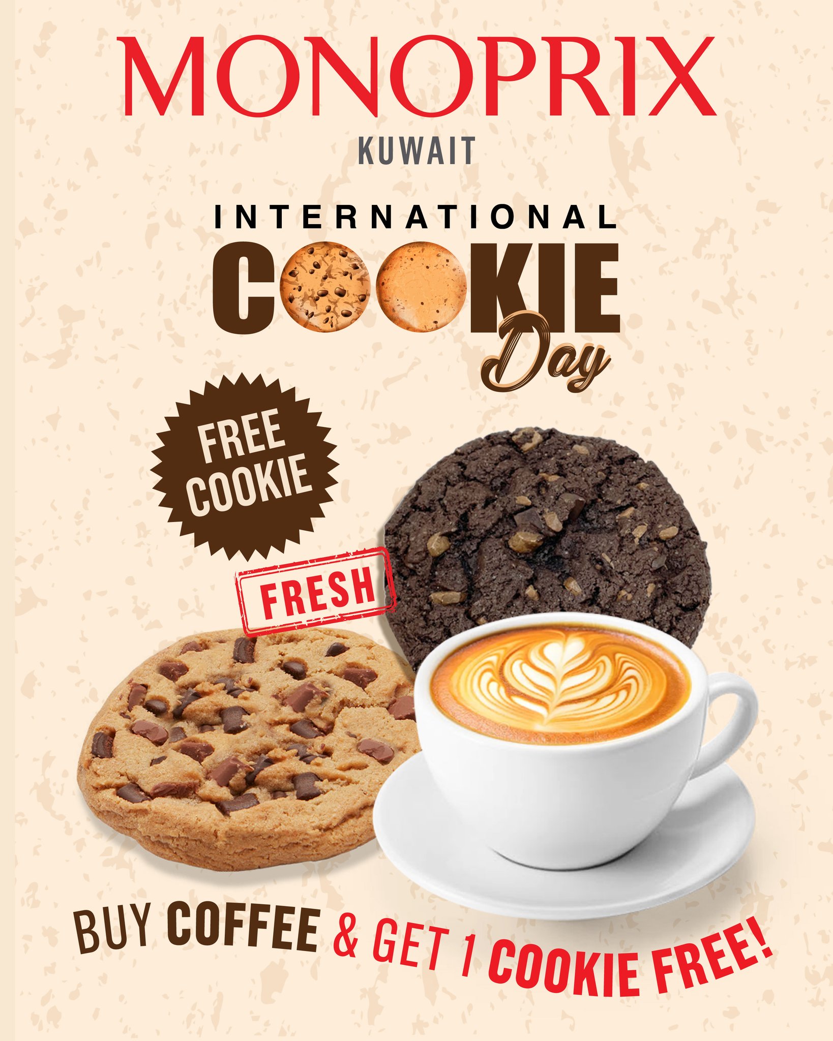 Monoprix Kuwait Offers from 4 to 10 December 2025 World Cookie Day Offers - Page 1