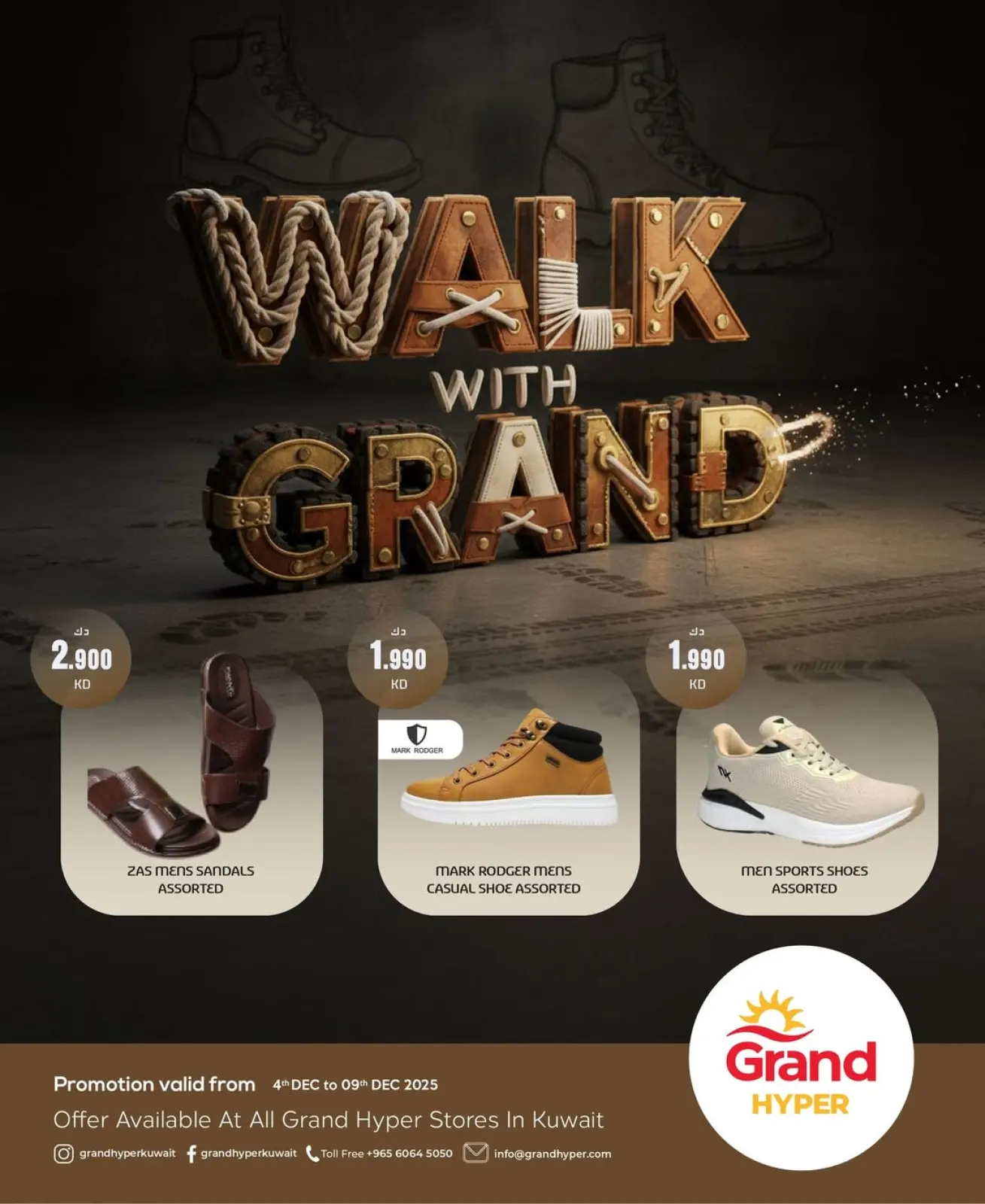 Página 1 en Ofertas del Zapato en Grand hipermercado Kuwait